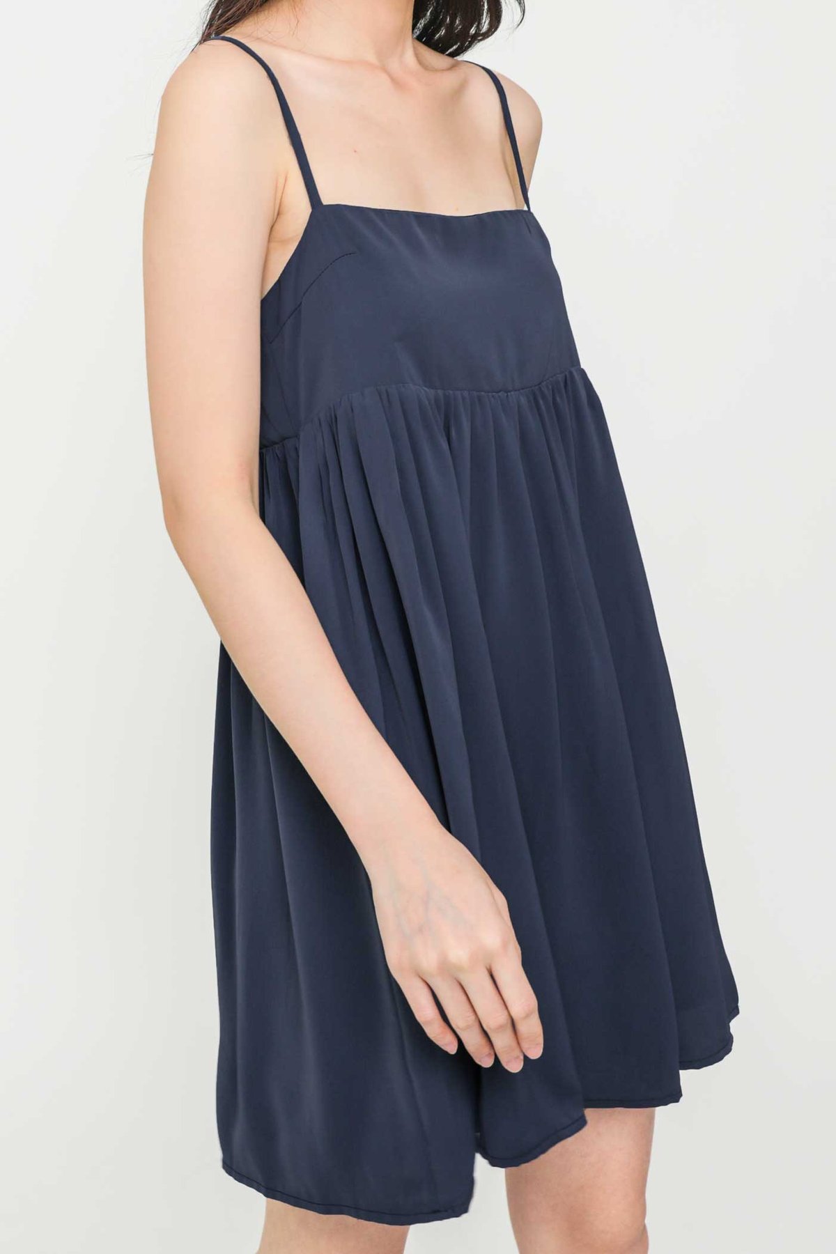 Odella Babydoll Dress (Midnight Blue) 