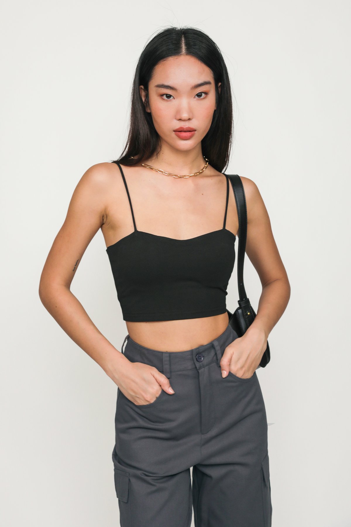 Eve Bustier Padded Top (Black)