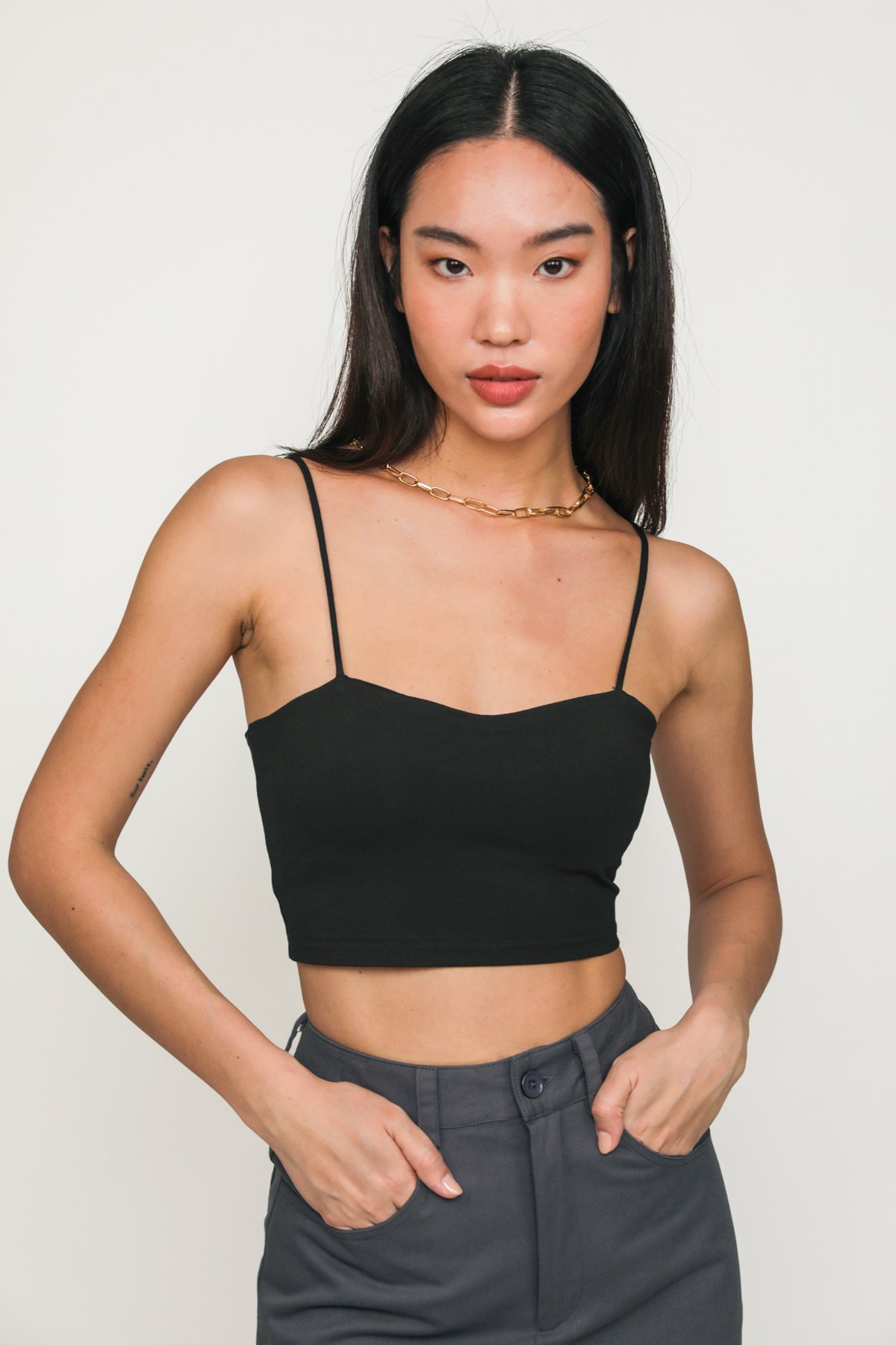 Eve Bustier Padded Top (Black)