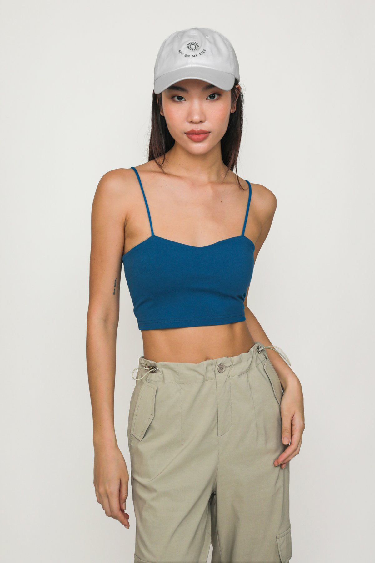 Eve Bustier Padded Top (Teal)