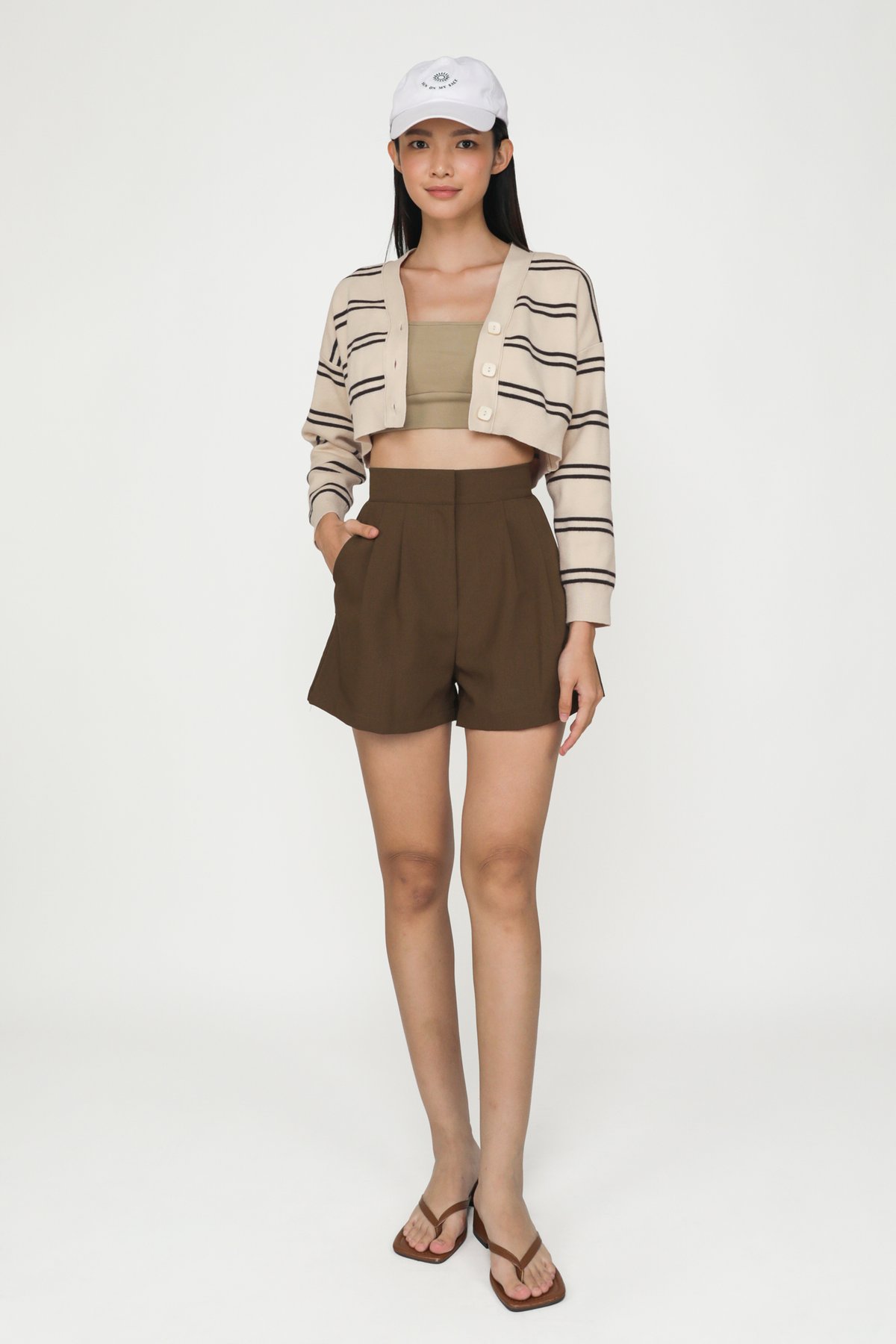 Gerald Tailored Shorts (Brown)