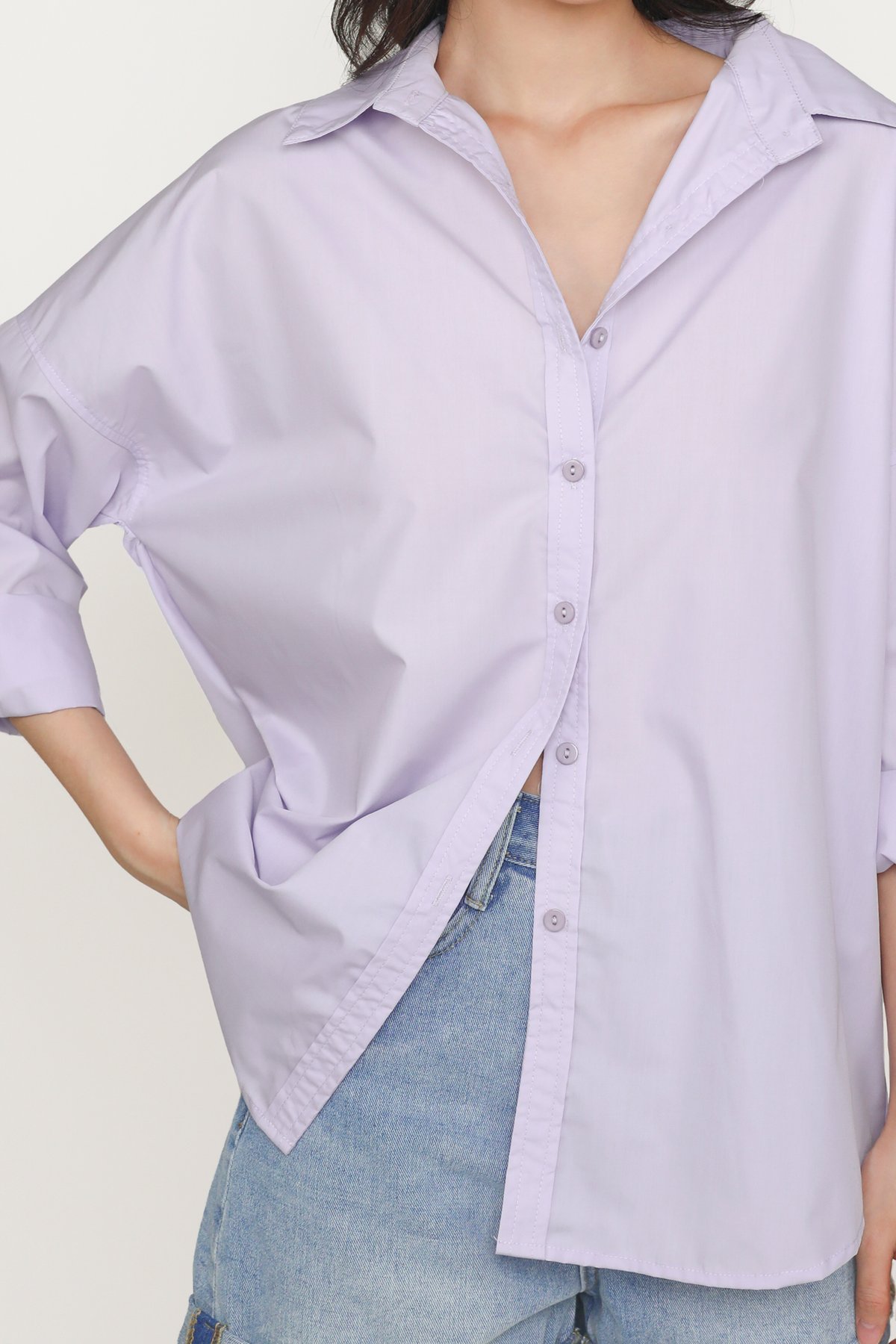 Marco Boyfriend Shirt (Lavender)