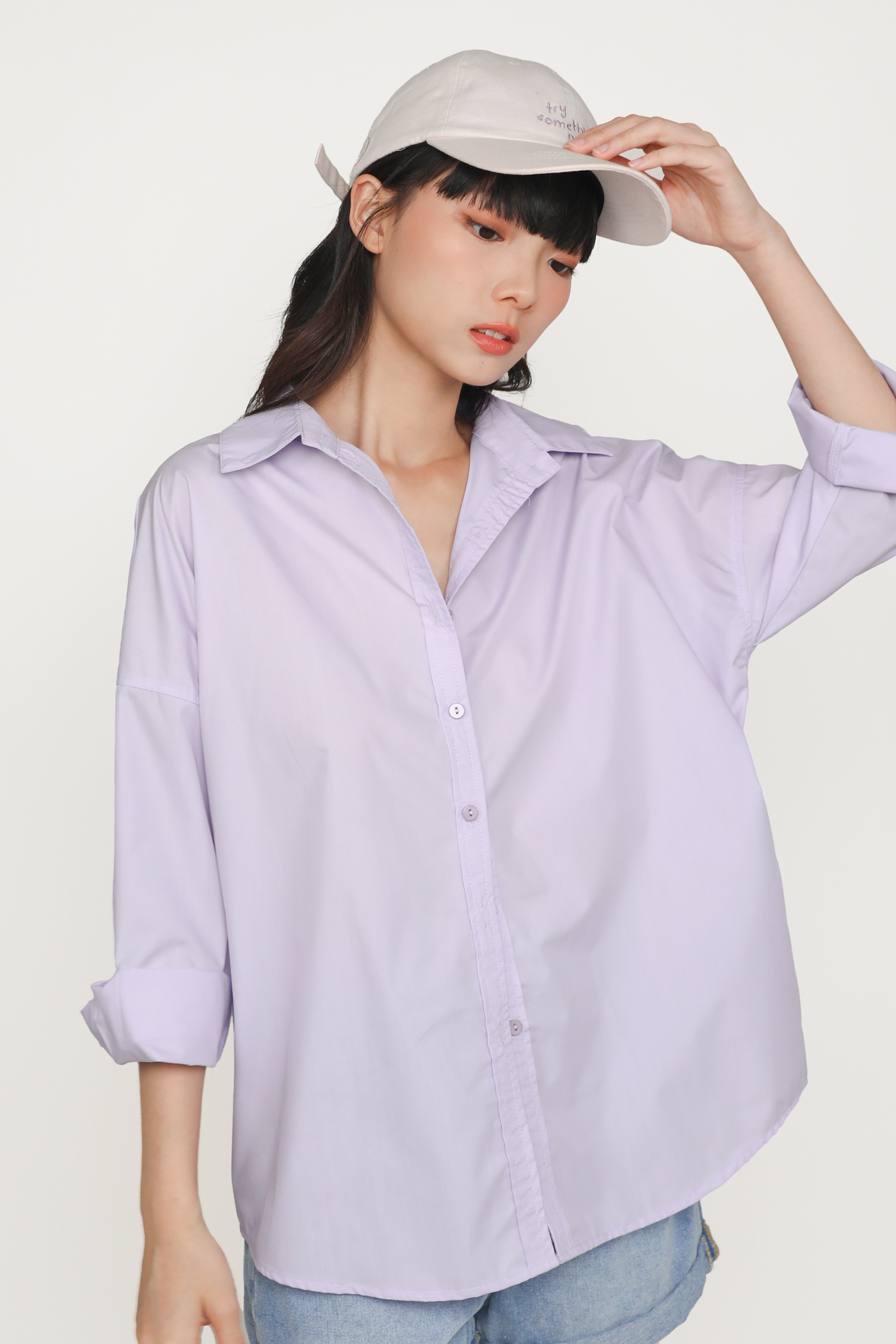 Marco Boyfriend Shirt (Lavender) | The Tinsel Rack