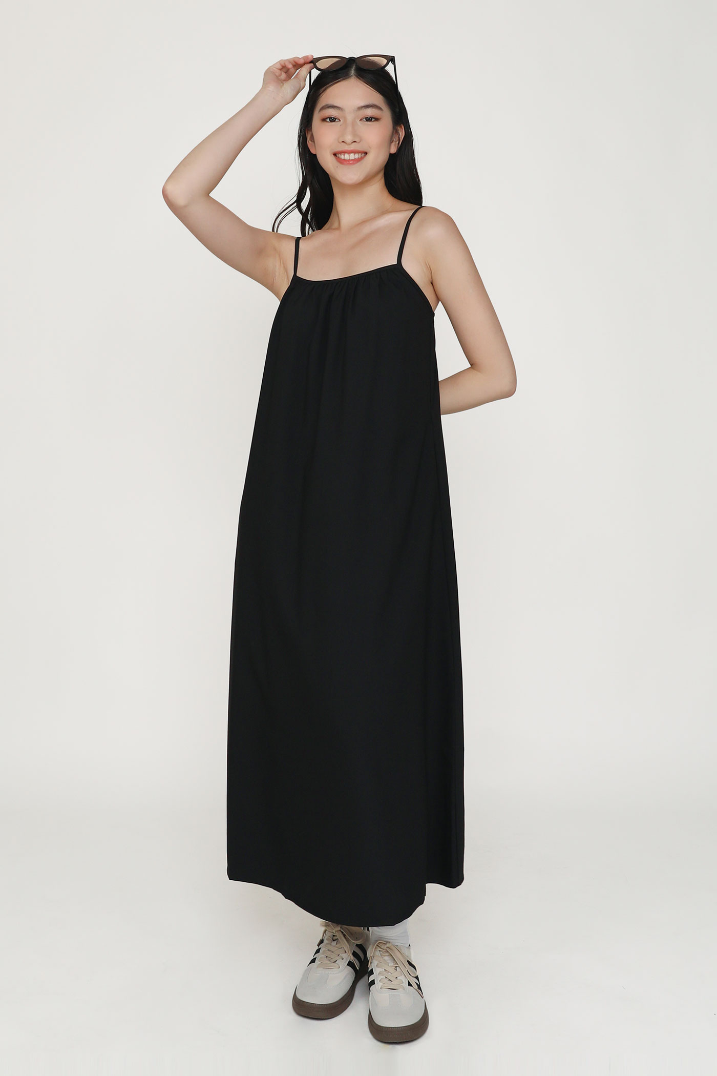 Brynn Tent Dress (Black) | The Tinsel Rack