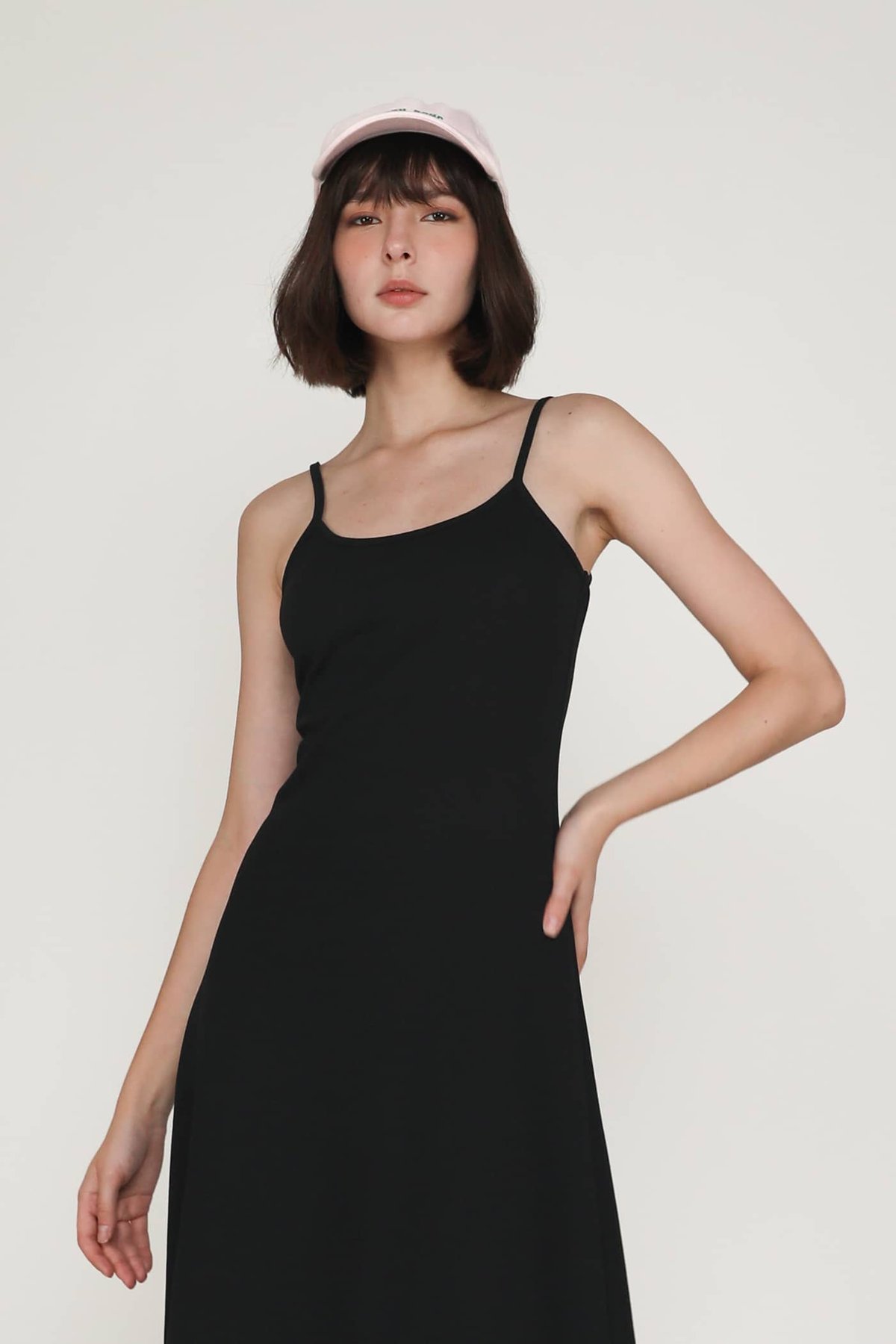 Natalie Basic Maxi Dress (Black)