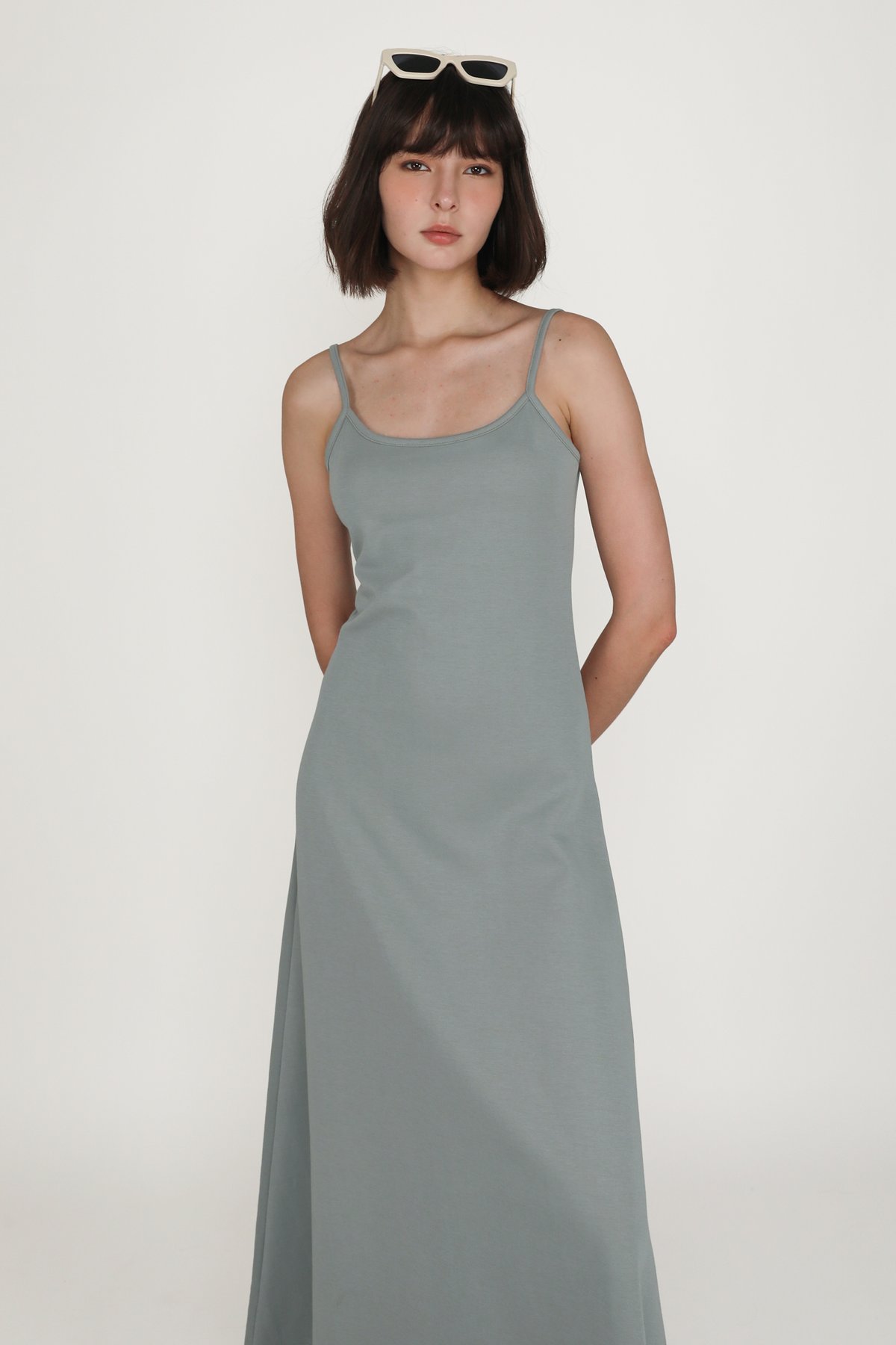 Natalie Basic Maxi Dress (Grey)