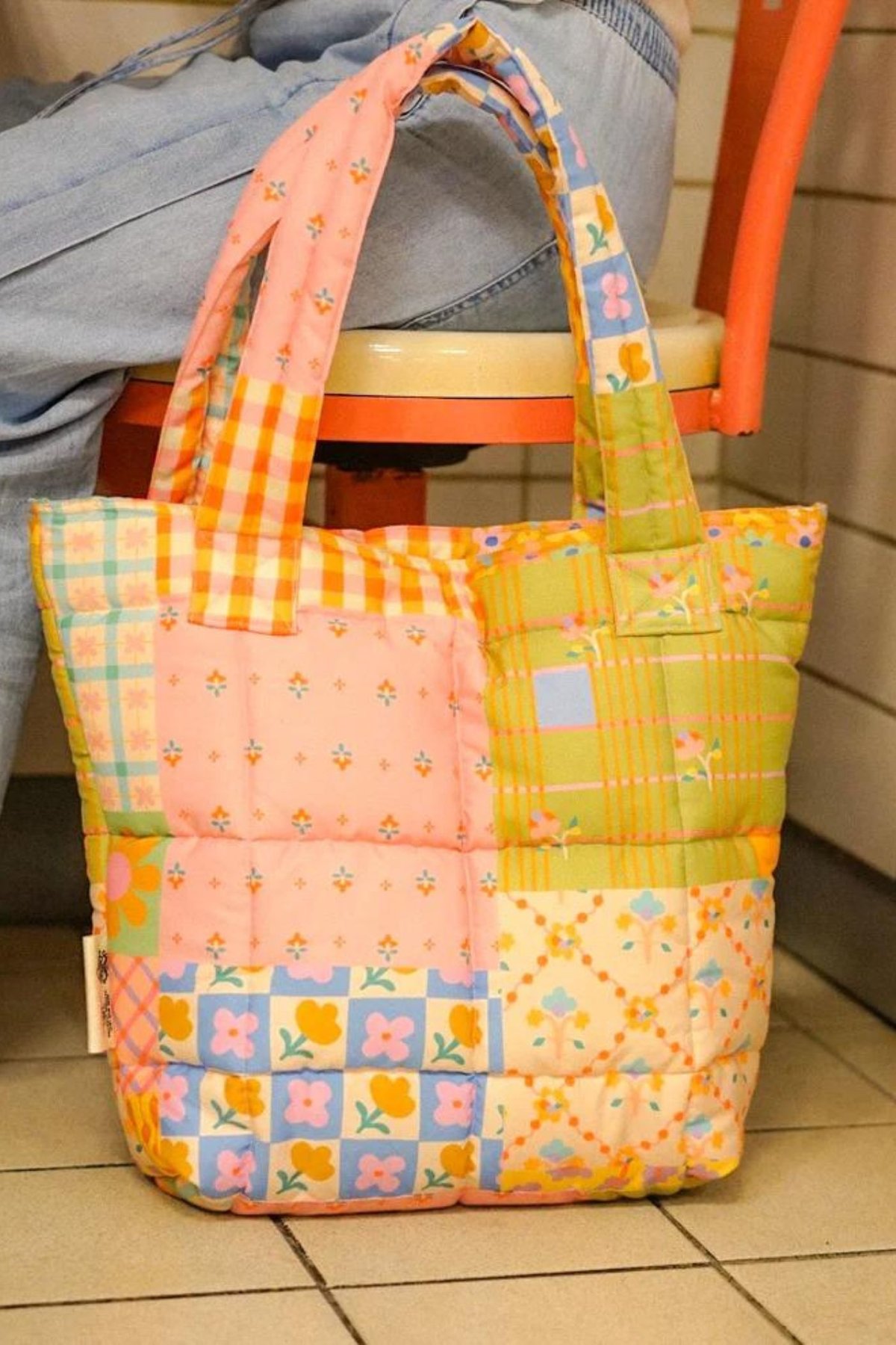 Smitten By Pattern (Marshmellow Bag - Flower Bricks)
