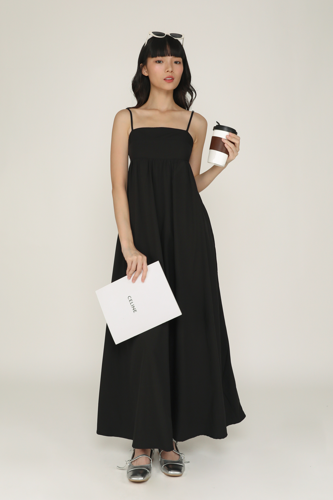Celine Tie Back Maxi Dress