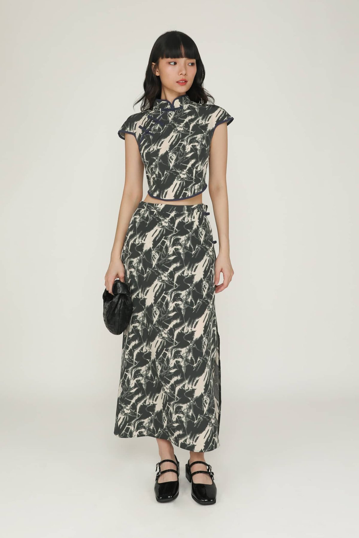 Ming Knotted Maxi Skirt (Printed)