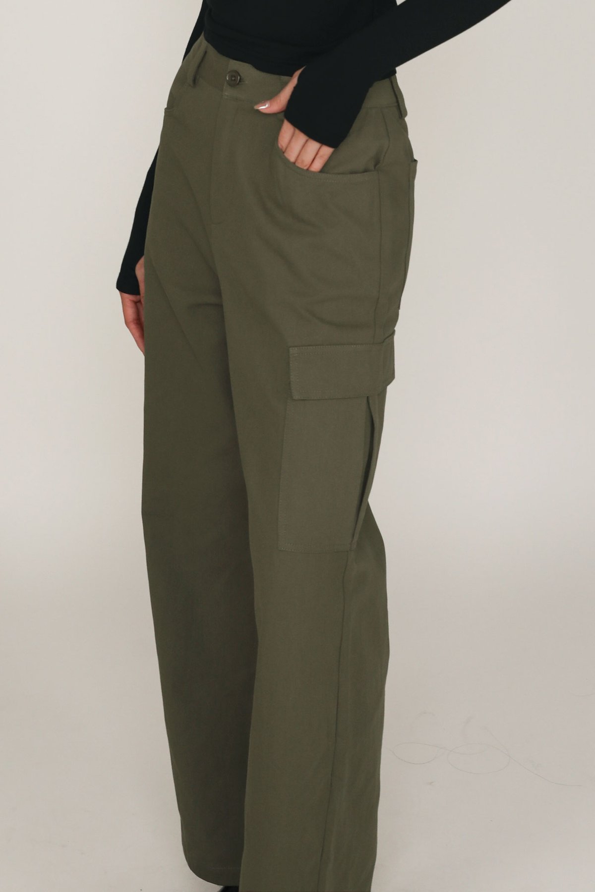 Regular Kanye Cargo Pants (Olive)