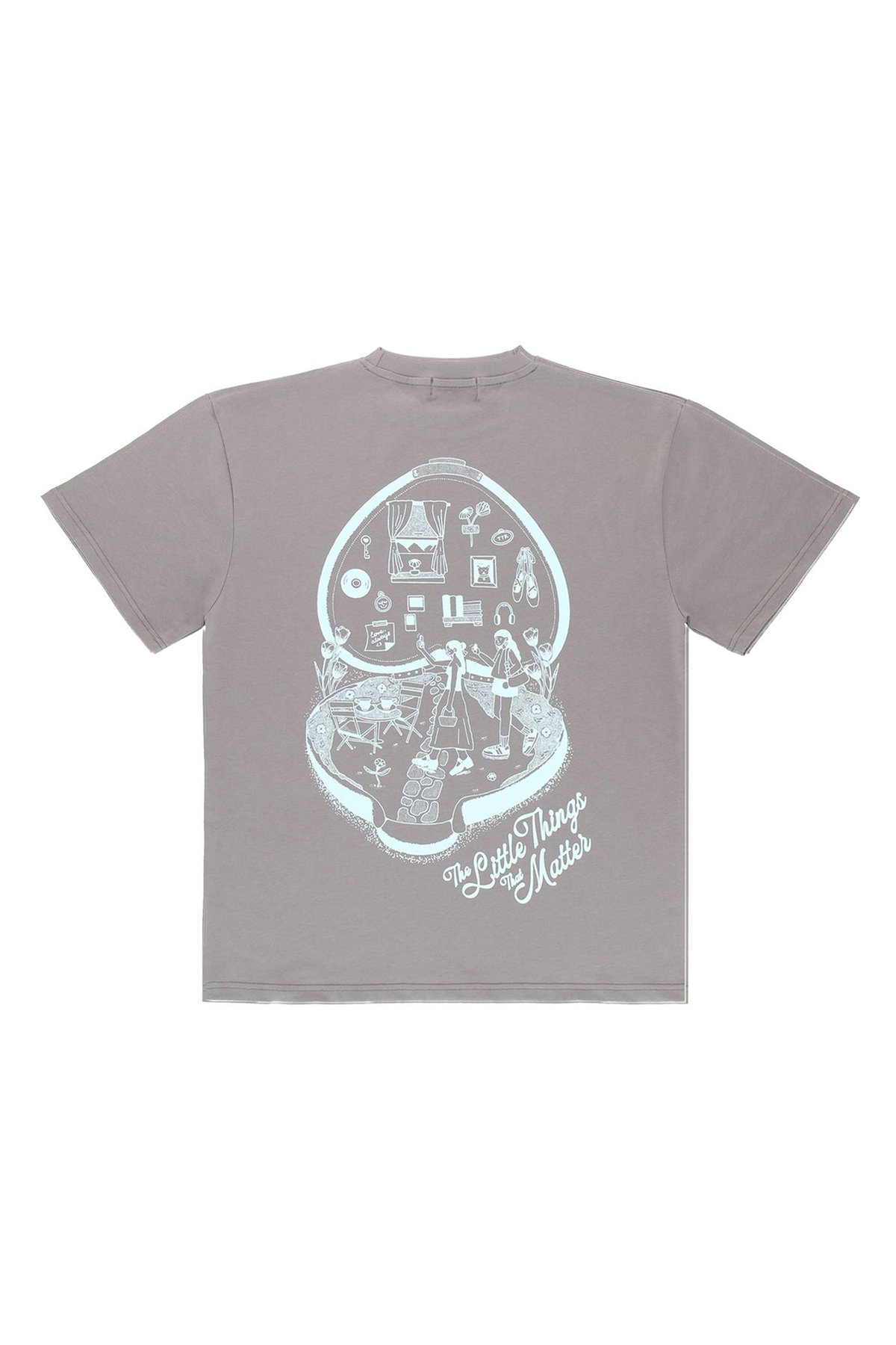 The Little Things That Matter Oversized Tee (Graphite)