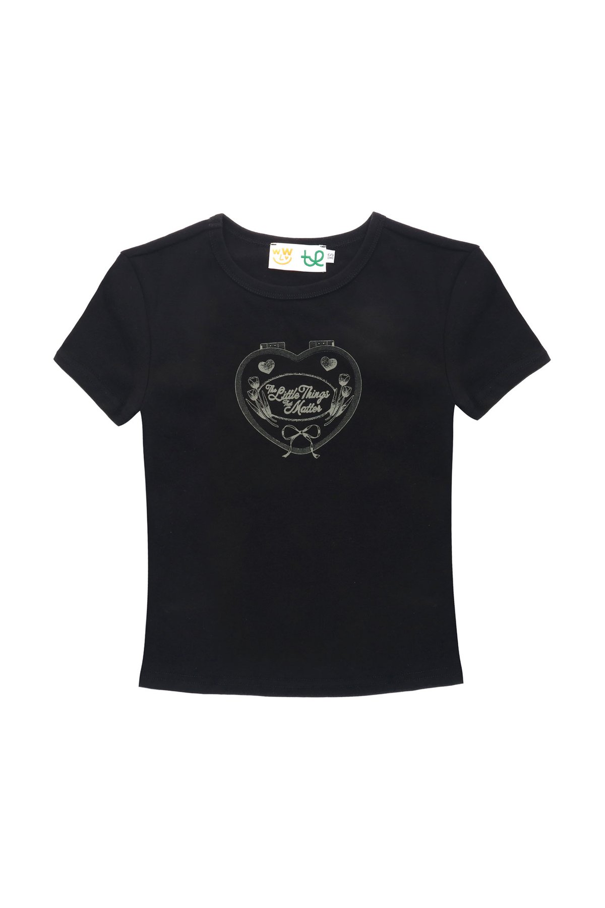 The Little Things That Matter Baby Tee (Black)