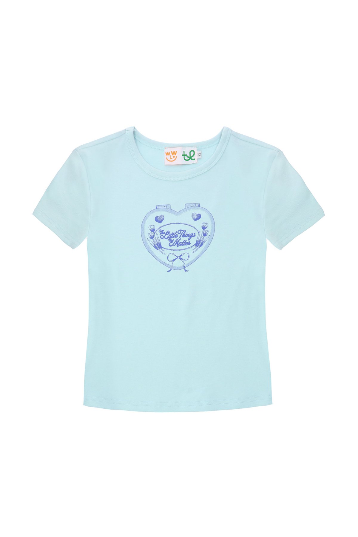 The Little Things That Matter Baby Tee (Baby Blue)