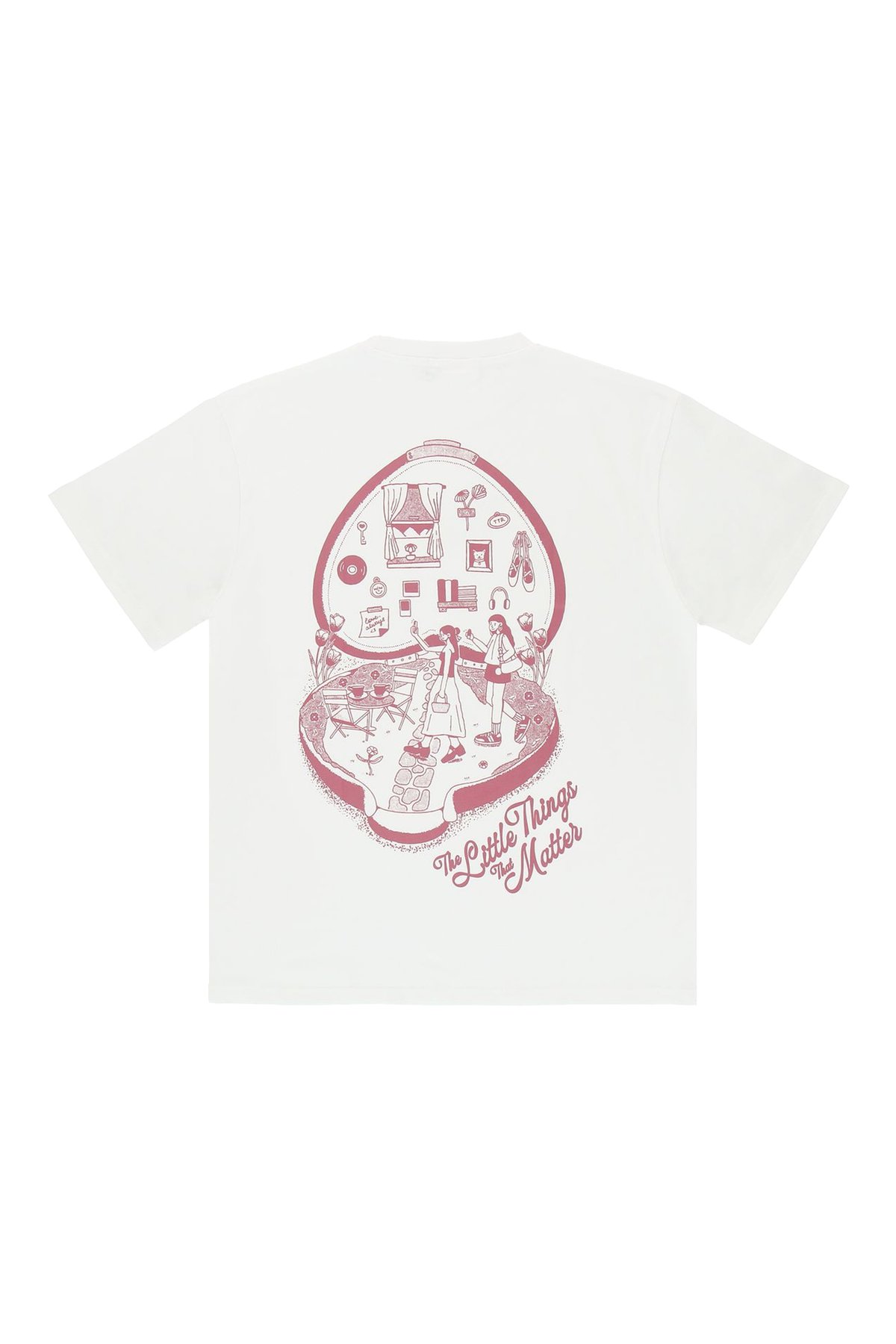 The Little Things That Matter Oversized Tee (White)