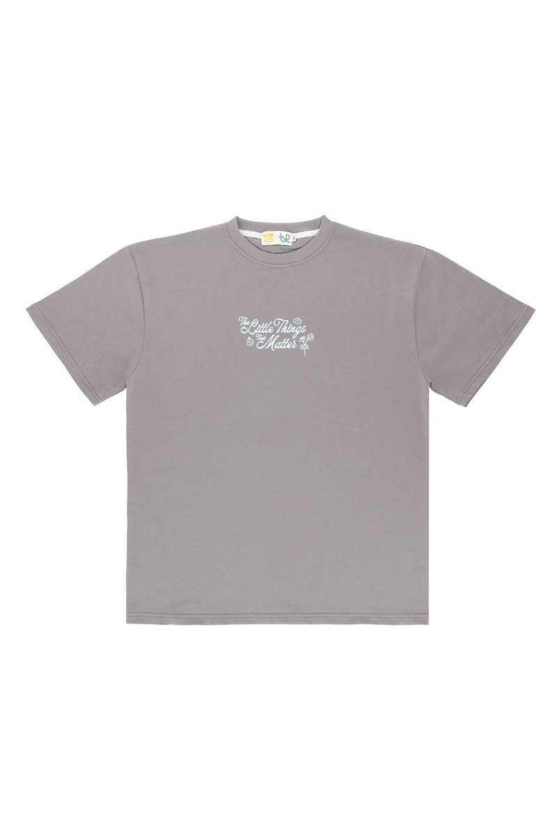 The Little Things That Matter Oversized Tee (Graphite) | The Tinsel Rack