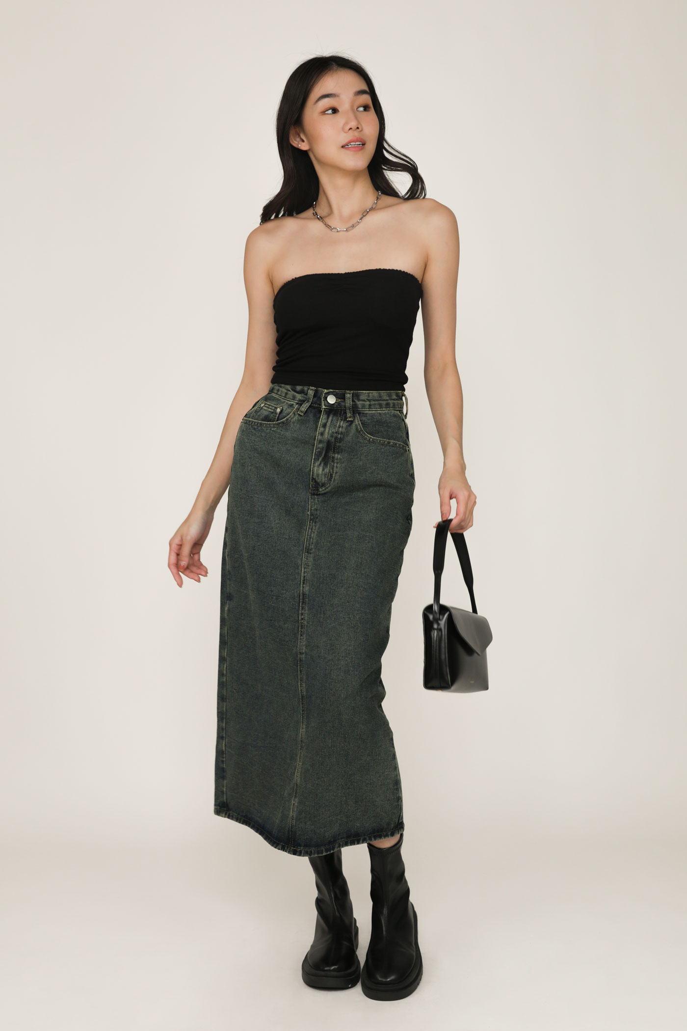 Denim skirt vintage 2025