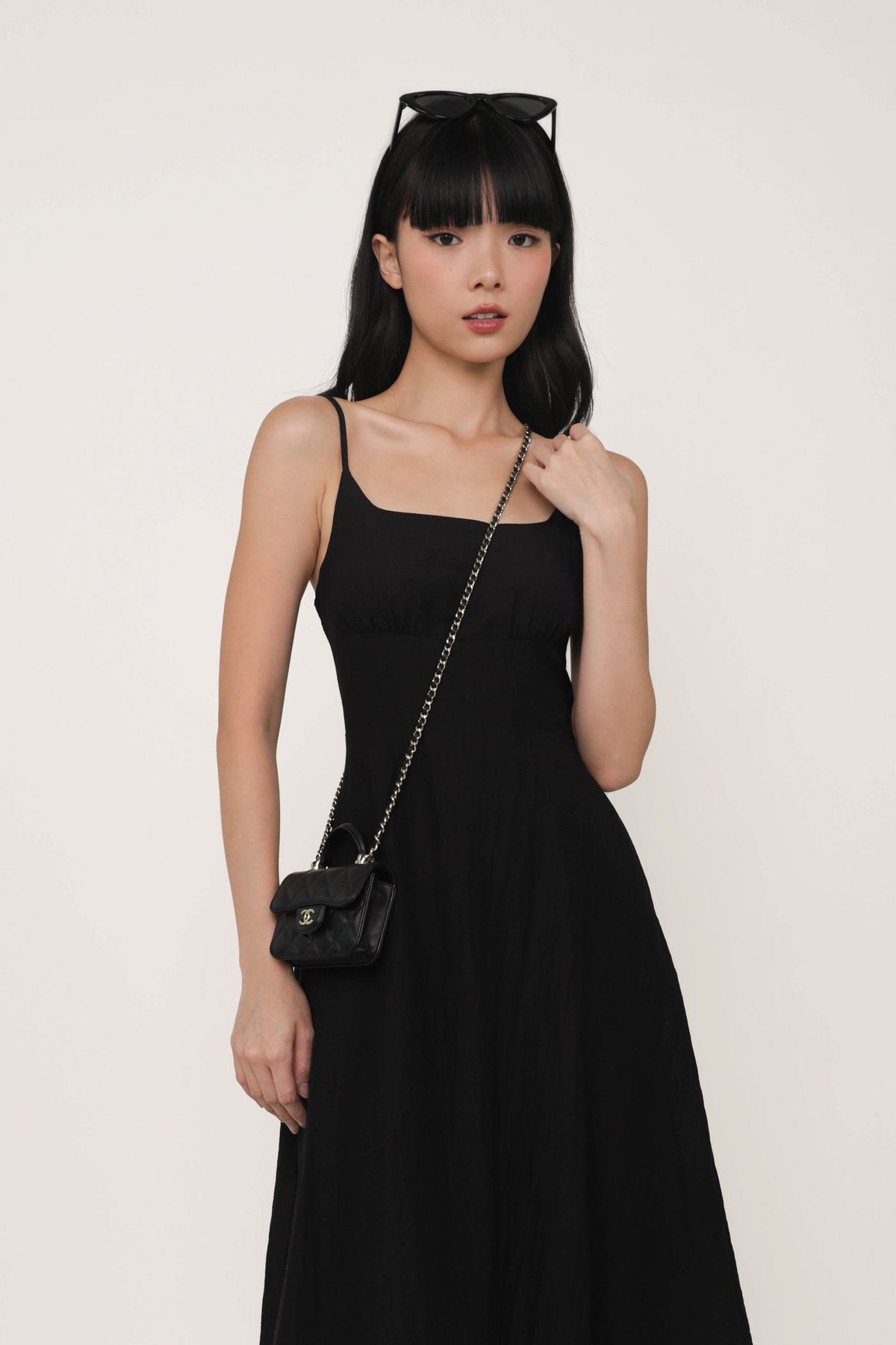 Paige Midi Dress (Black)