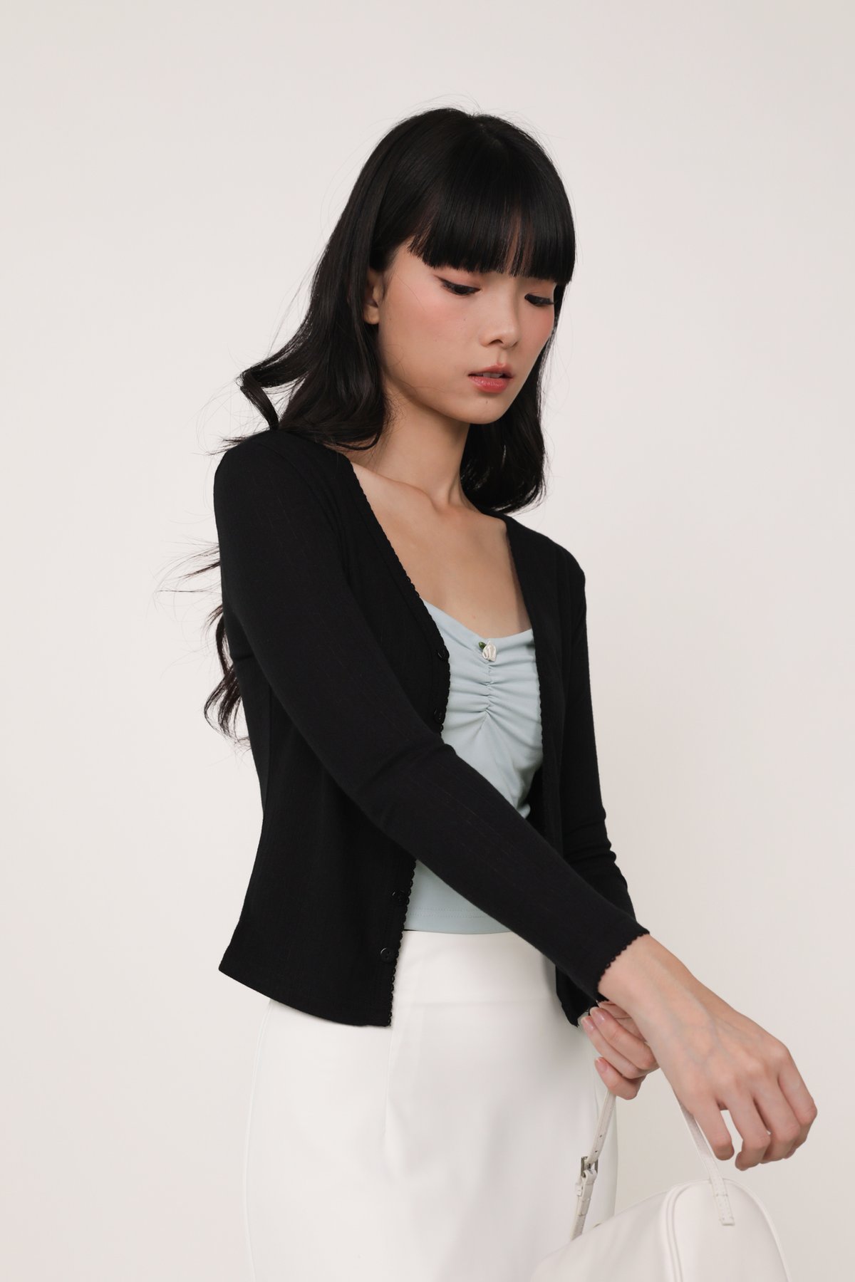 Shaye Lounge Cardigan (Black)