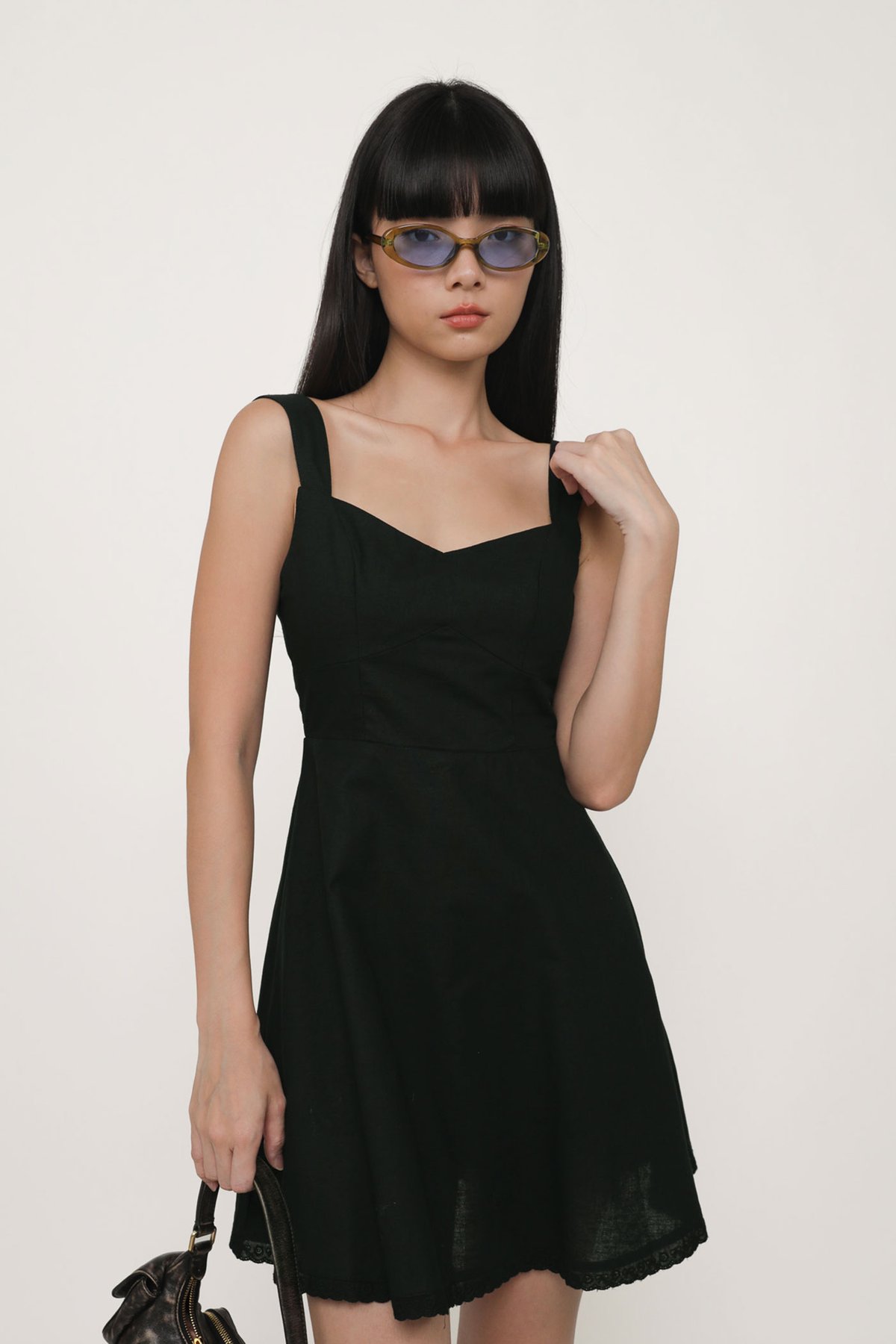 Cynthia Padded Romper (Black)