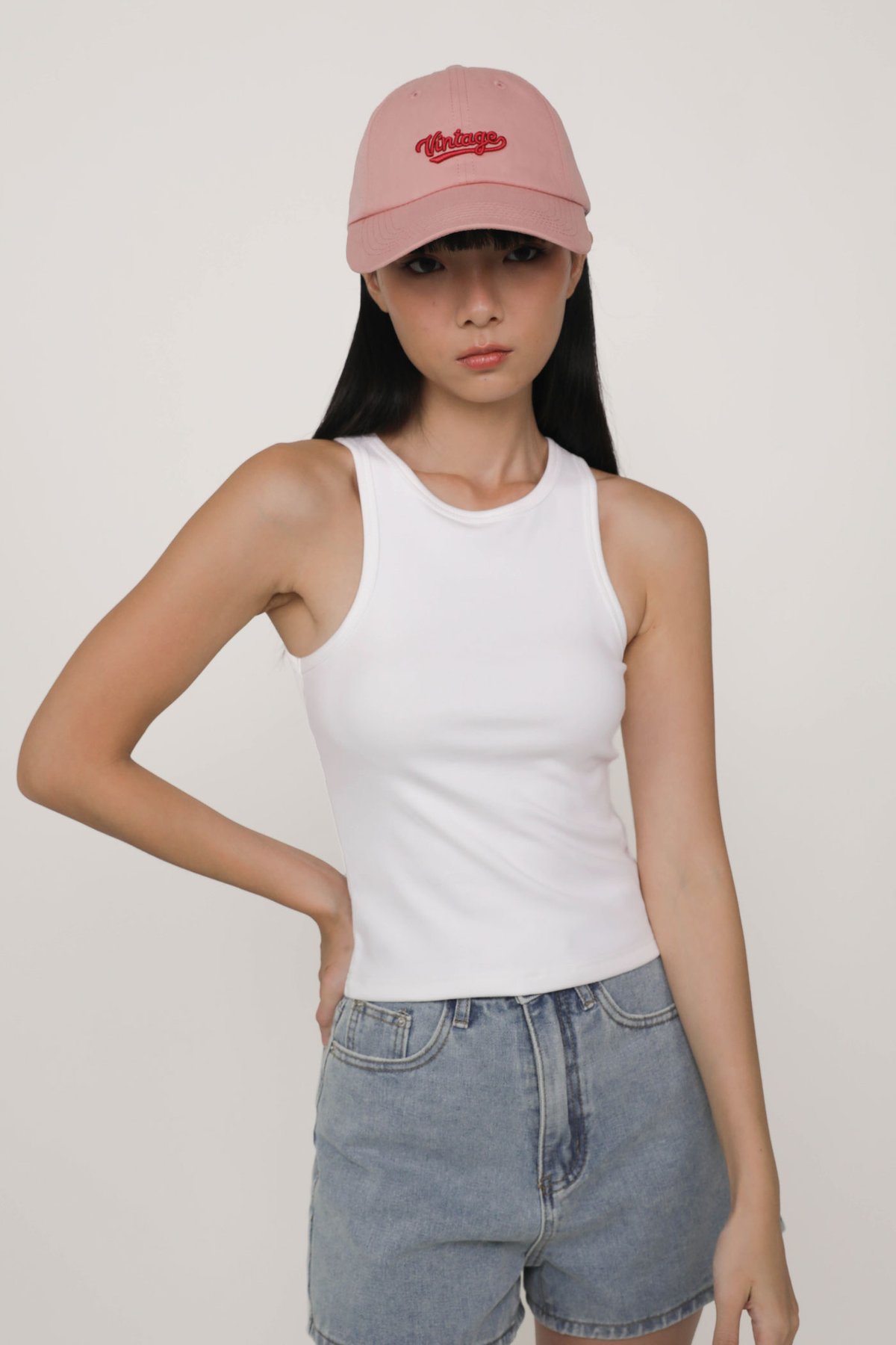 Bravo Racercut Regular Padded Top (White)