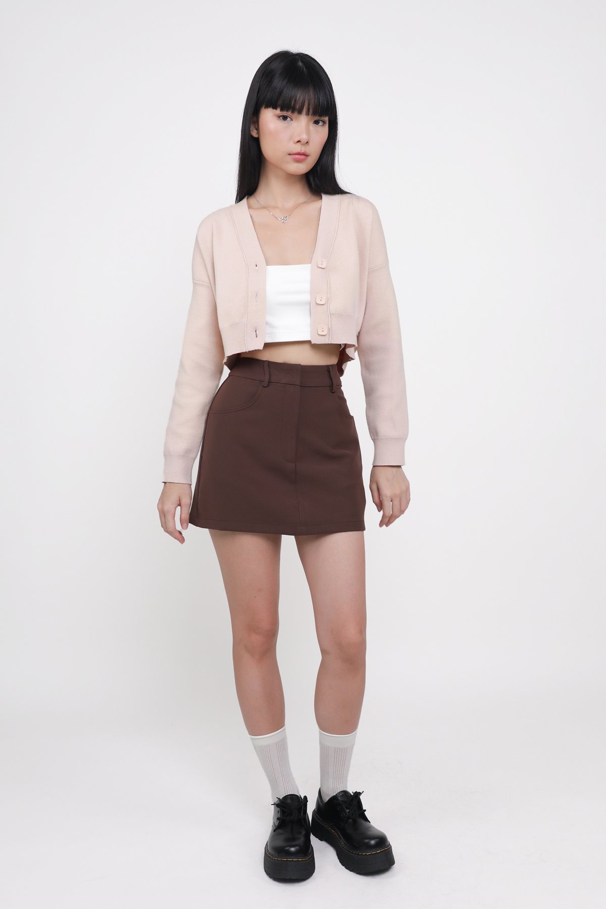 Pam Basic Skorts (Brown)