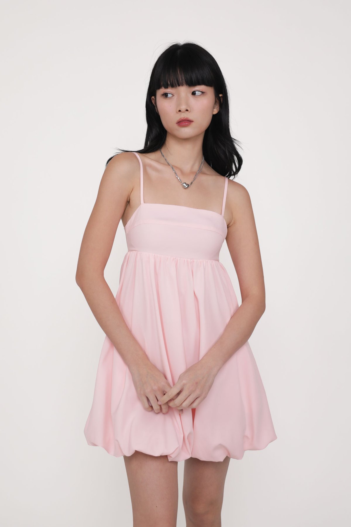 Carina Cloud Padded Dress (Pink)