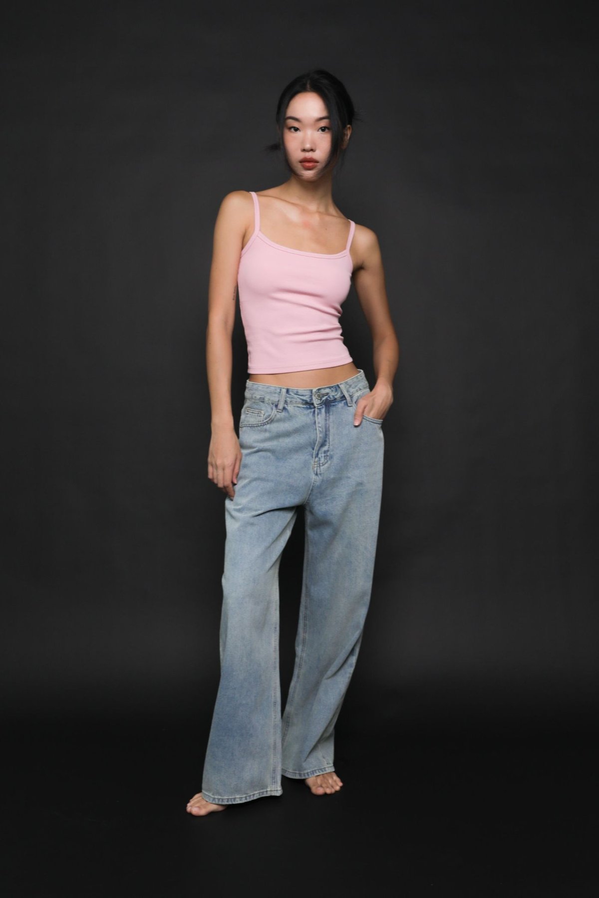 Maxwell Straight Leg Denim Jeans (Light Wash)