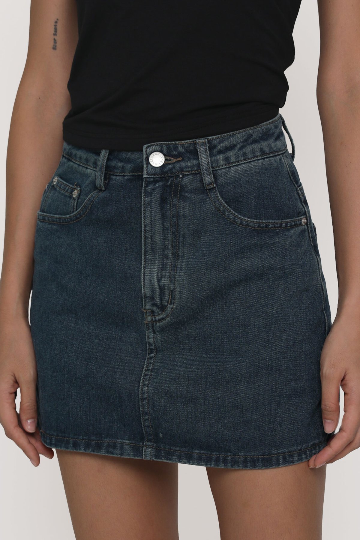 Bradley Denim Skorts (Dark Wash) Version 2 