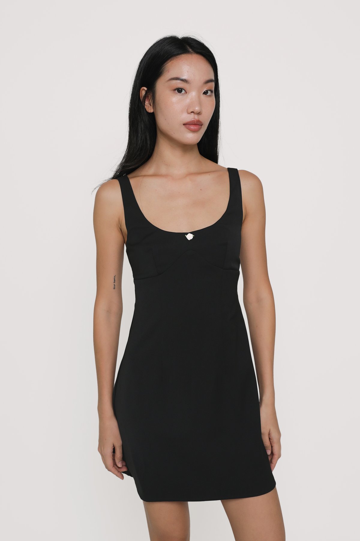 Ramona Bustier Dress (Black)