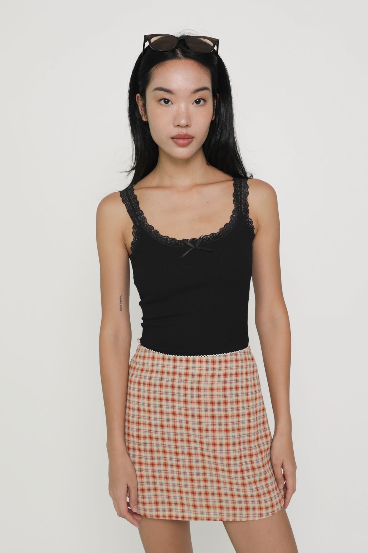 Valentina Lace Padded Top (Black)