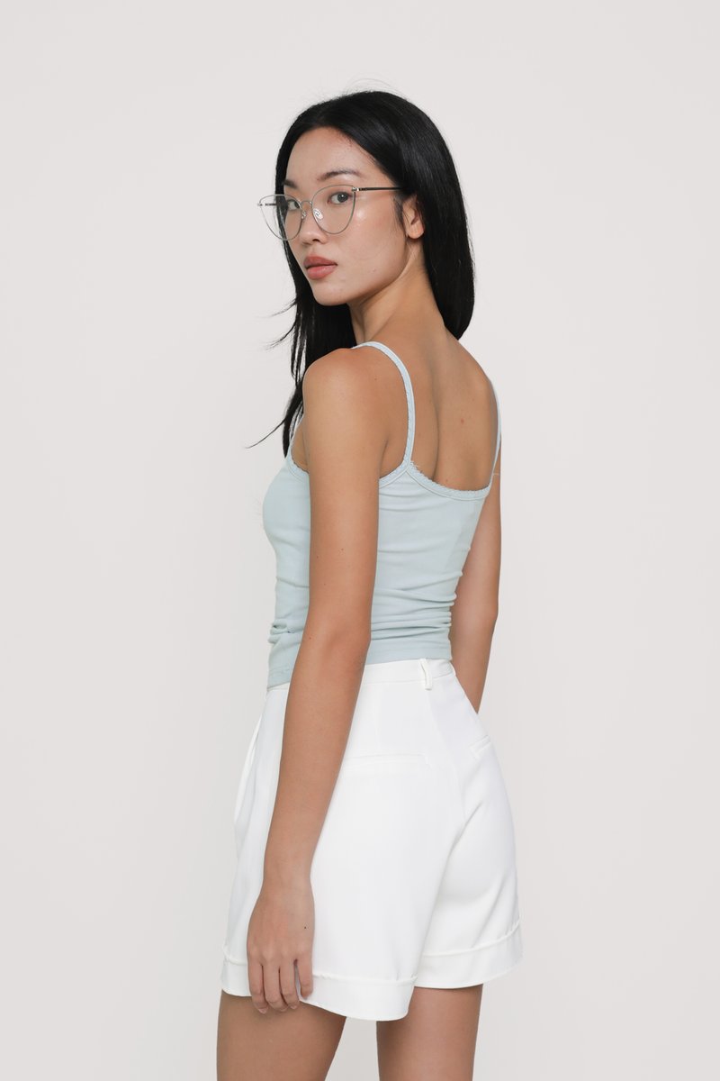 Tailored shorts white online