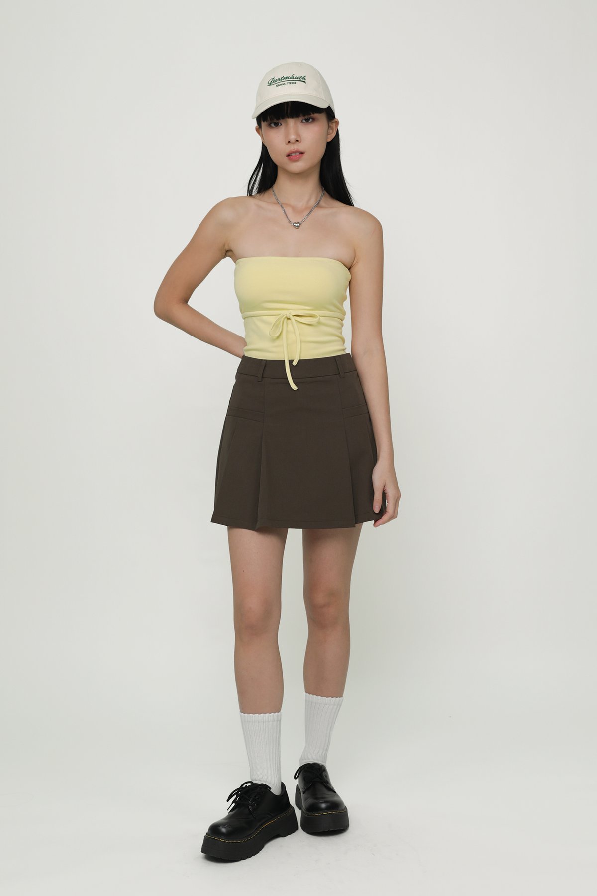 Hailey Tube Padded Top (Yellow)