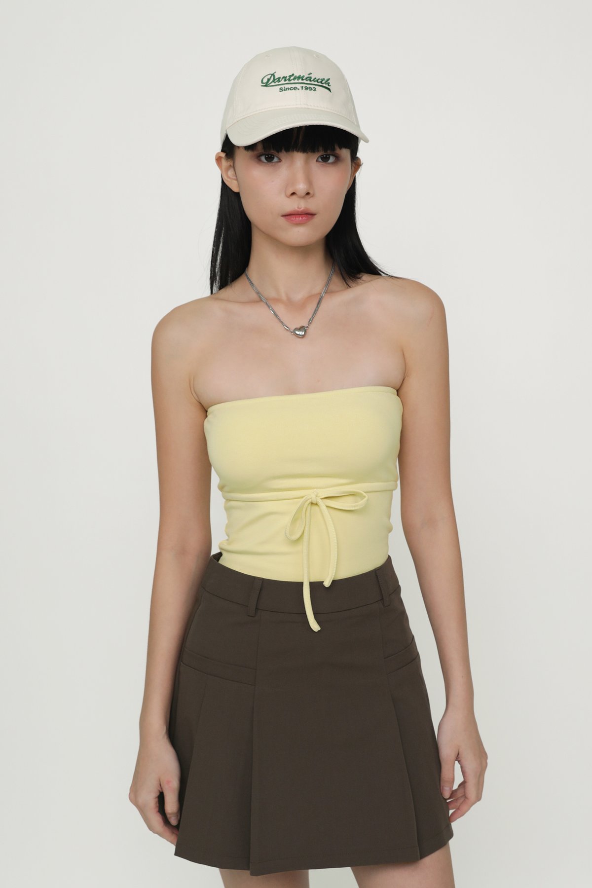 Hailey Tube Padded Top (Yellow)