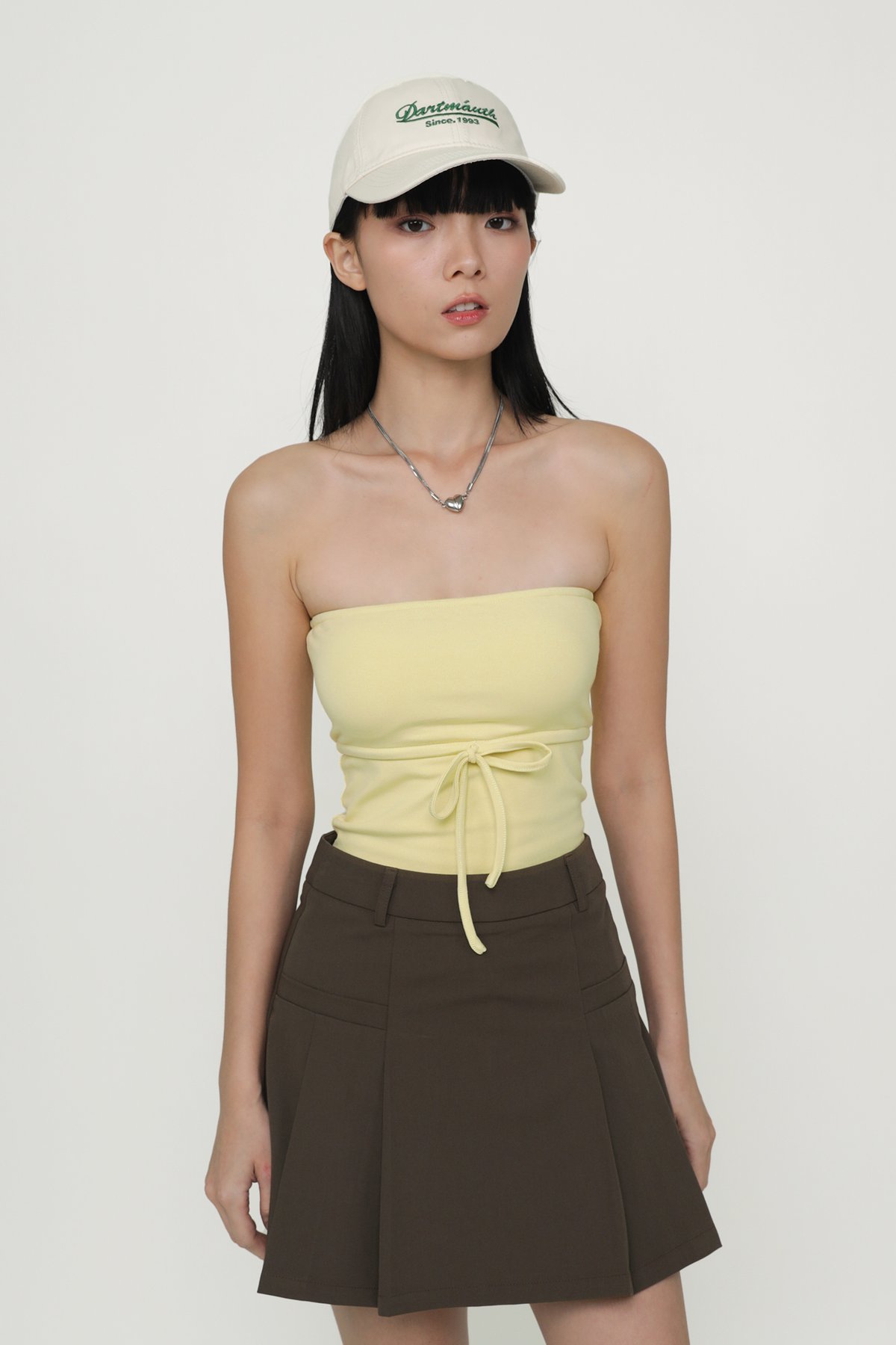 Hailey Tube Padded Top (Yellow)