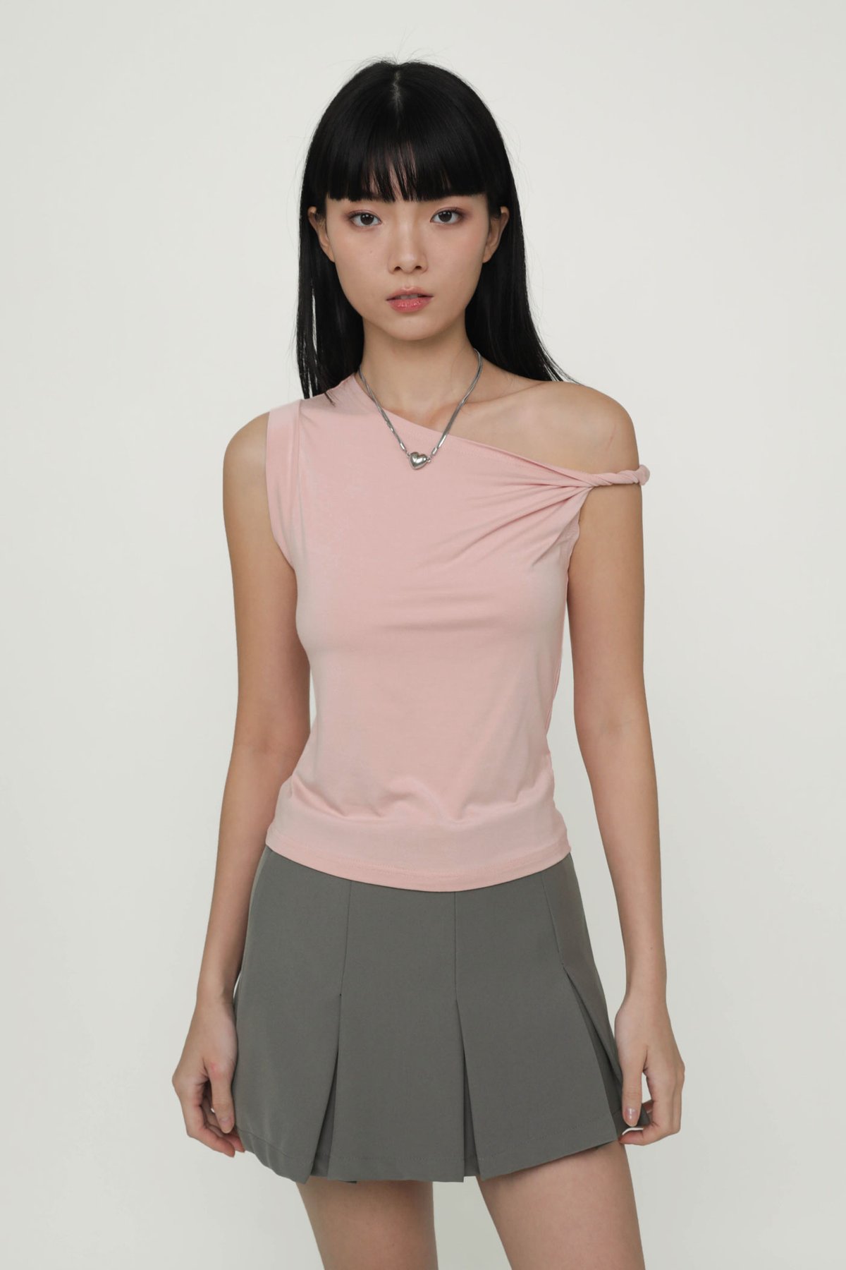 Quentin Off Shoulder Top (Bubblegum Pink)