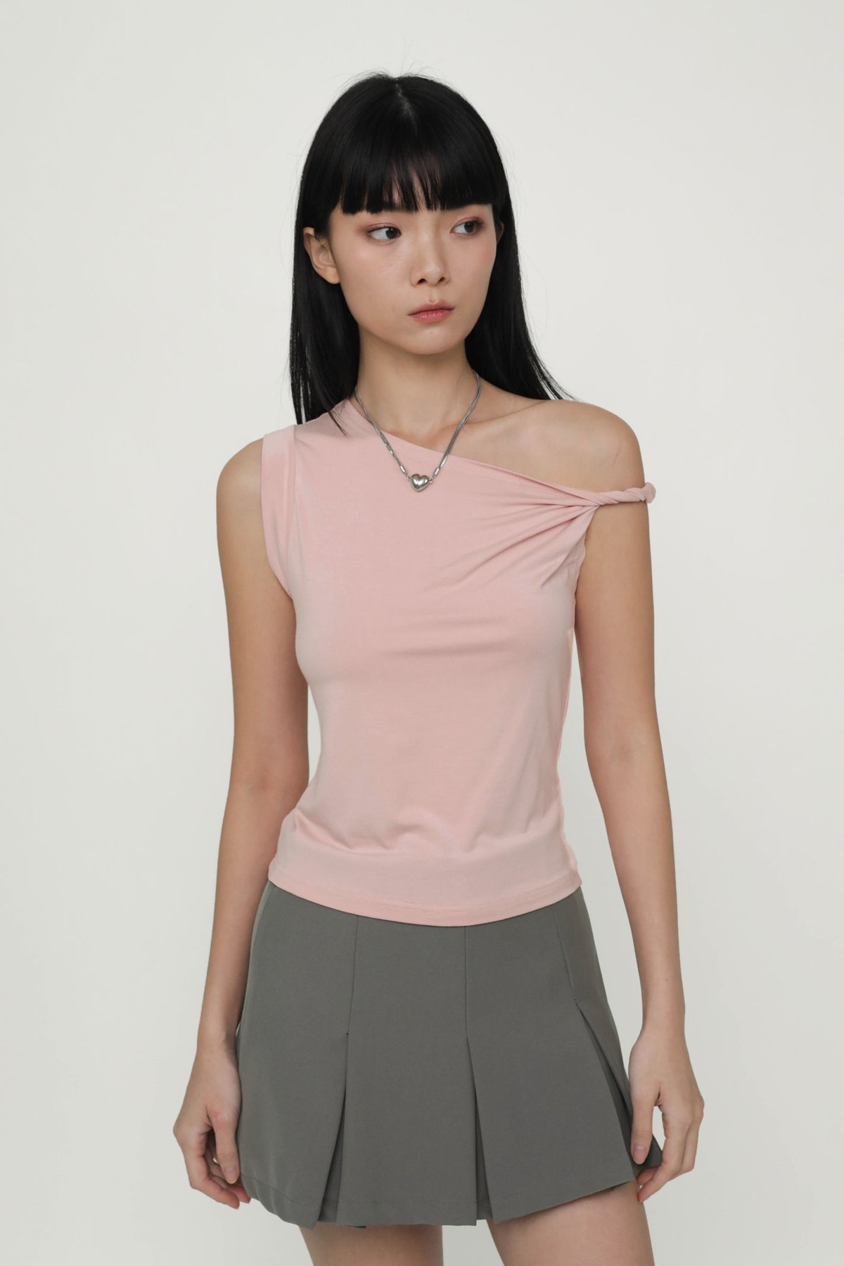 Quentin Off Shoulder Top (Bubblegum Pink)