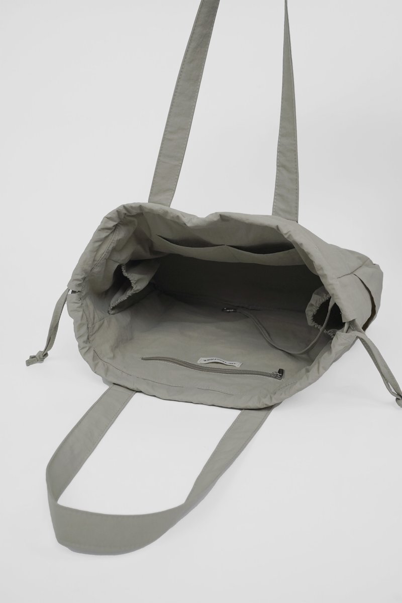 Cooper Drawstring Tote Bag (Pebble Grey) | The Tinsel Rack