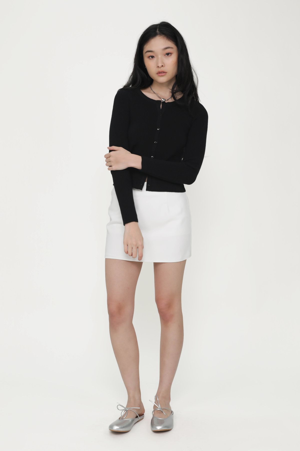 Halle Basic Skorts (White)