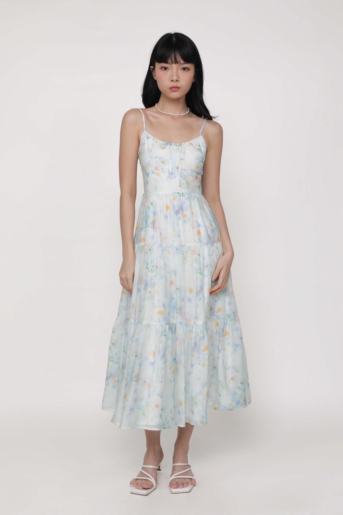 Kassie Tiered Dress (Blue)