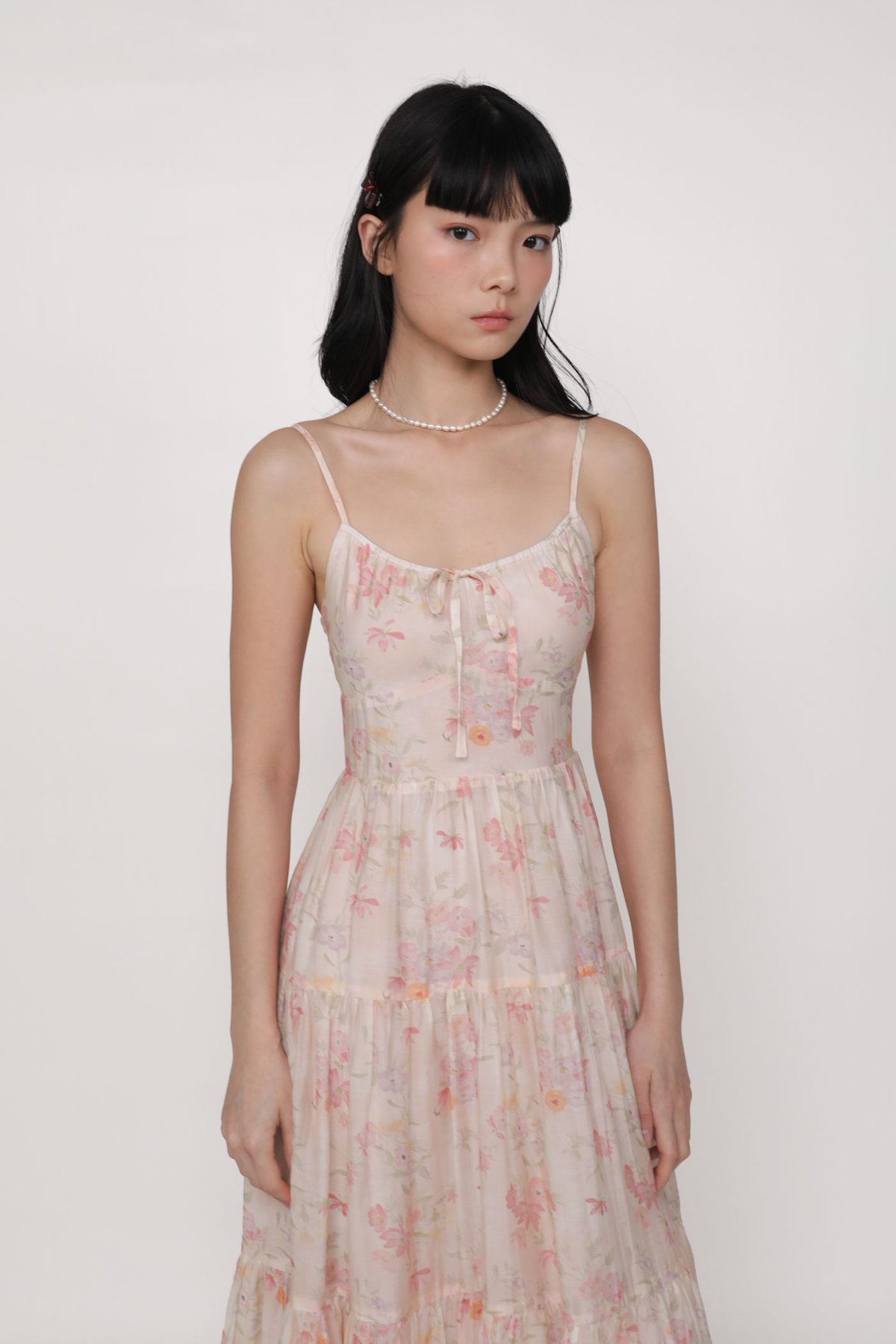 Kassie Tiered Dress (Pink)