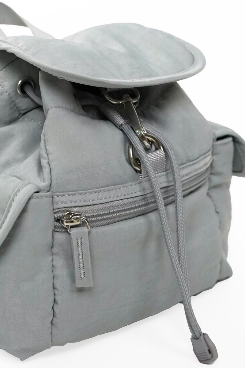 Gabby Mini Drawstring Backpack Ash The Tinsel Rack