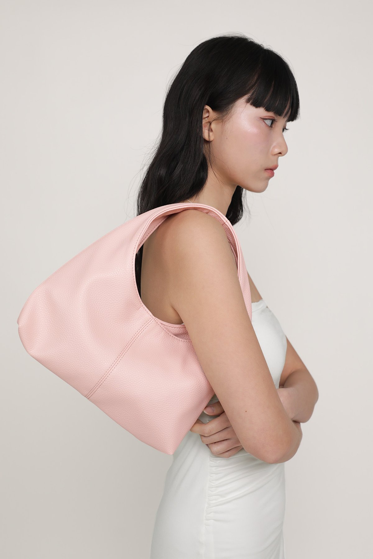 Bella Mini Hobo Bag (Ballet Pink)