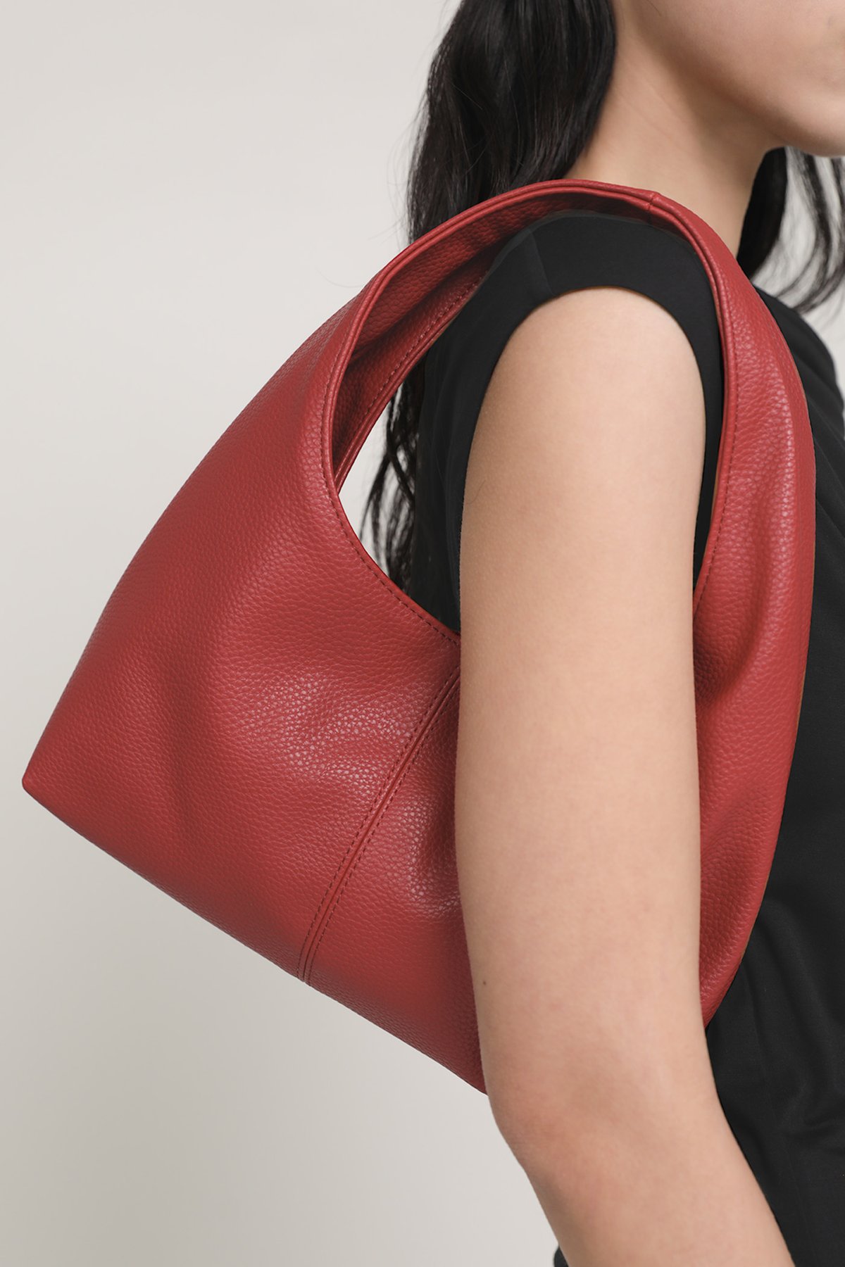 Bella Mini Hobo Bag (Cherry)