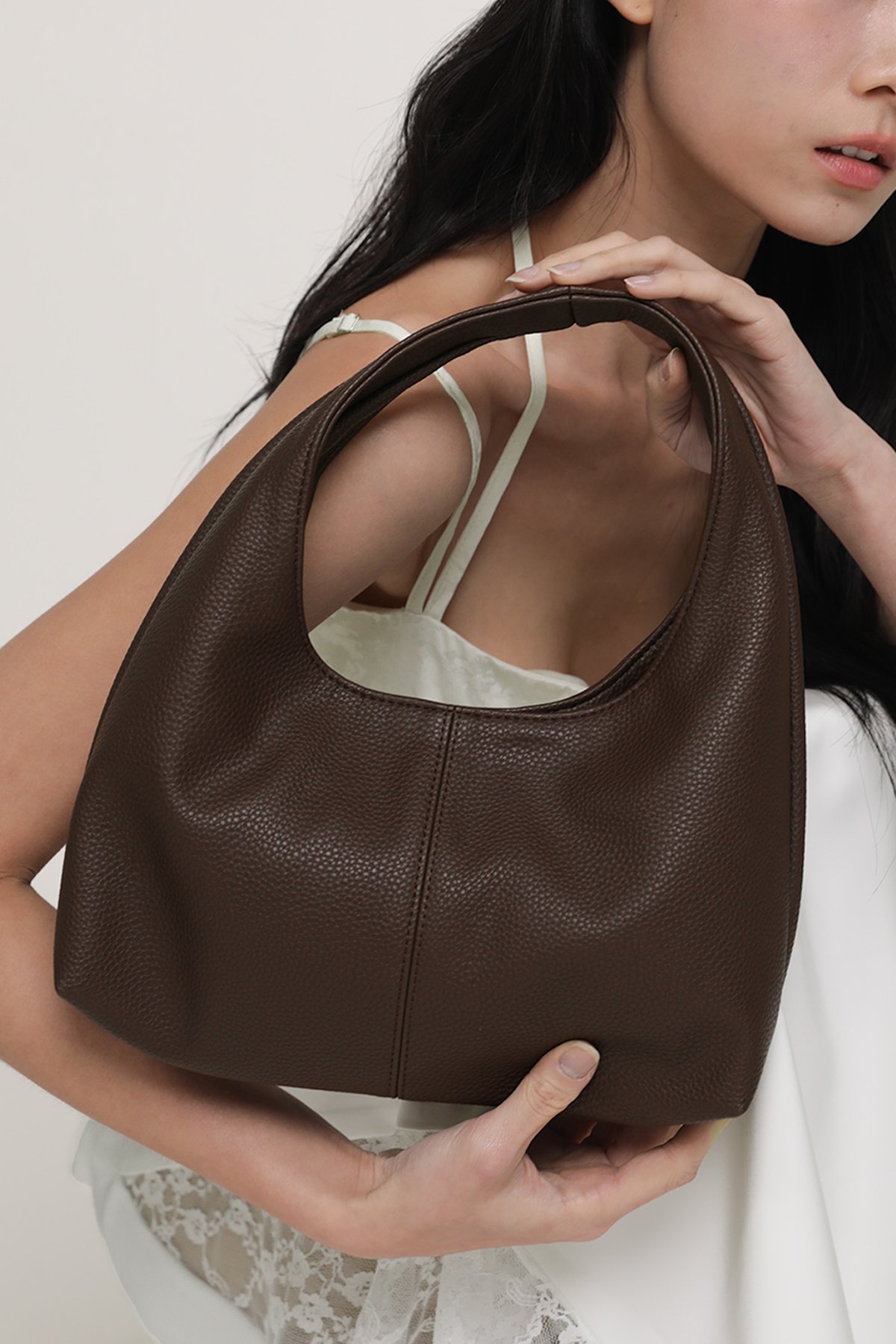 Bella Mini Hobo Bag (Dark Espresso)