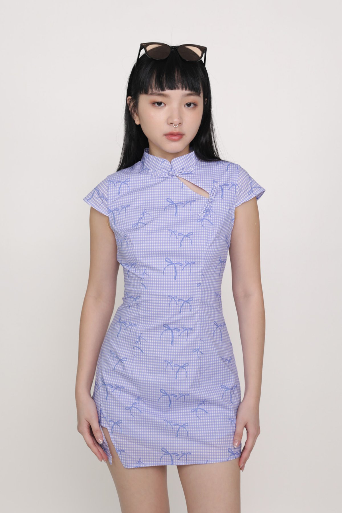 Eleri Qipao Romper (Purple)