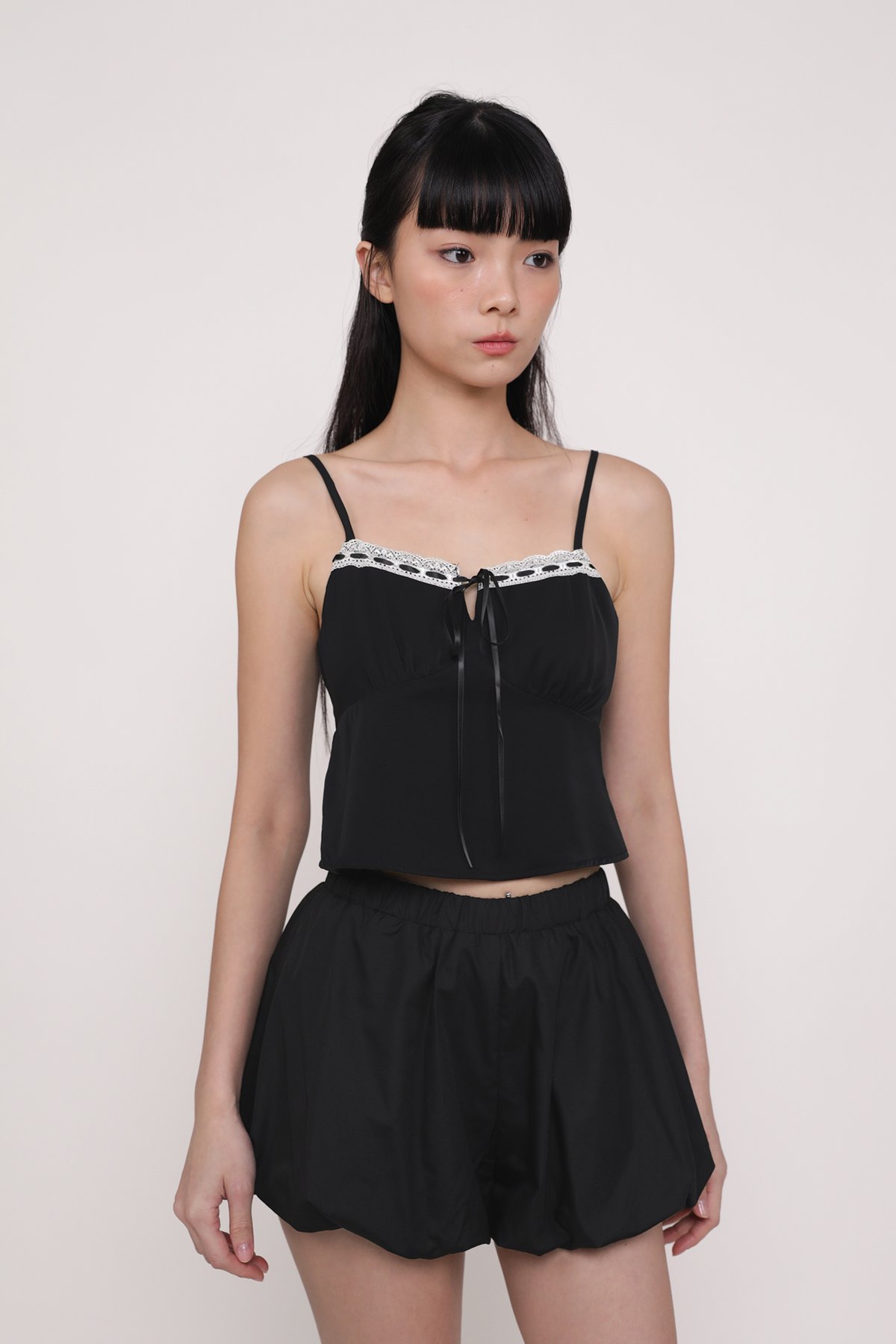 Debbie Bubble Shorts (Black)