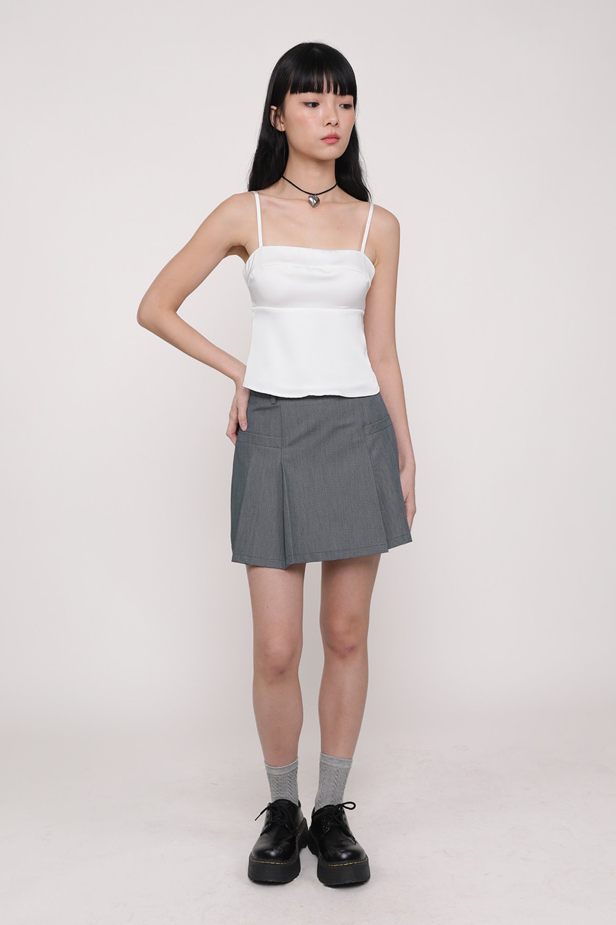 Jovie Basic Padded Top (White)