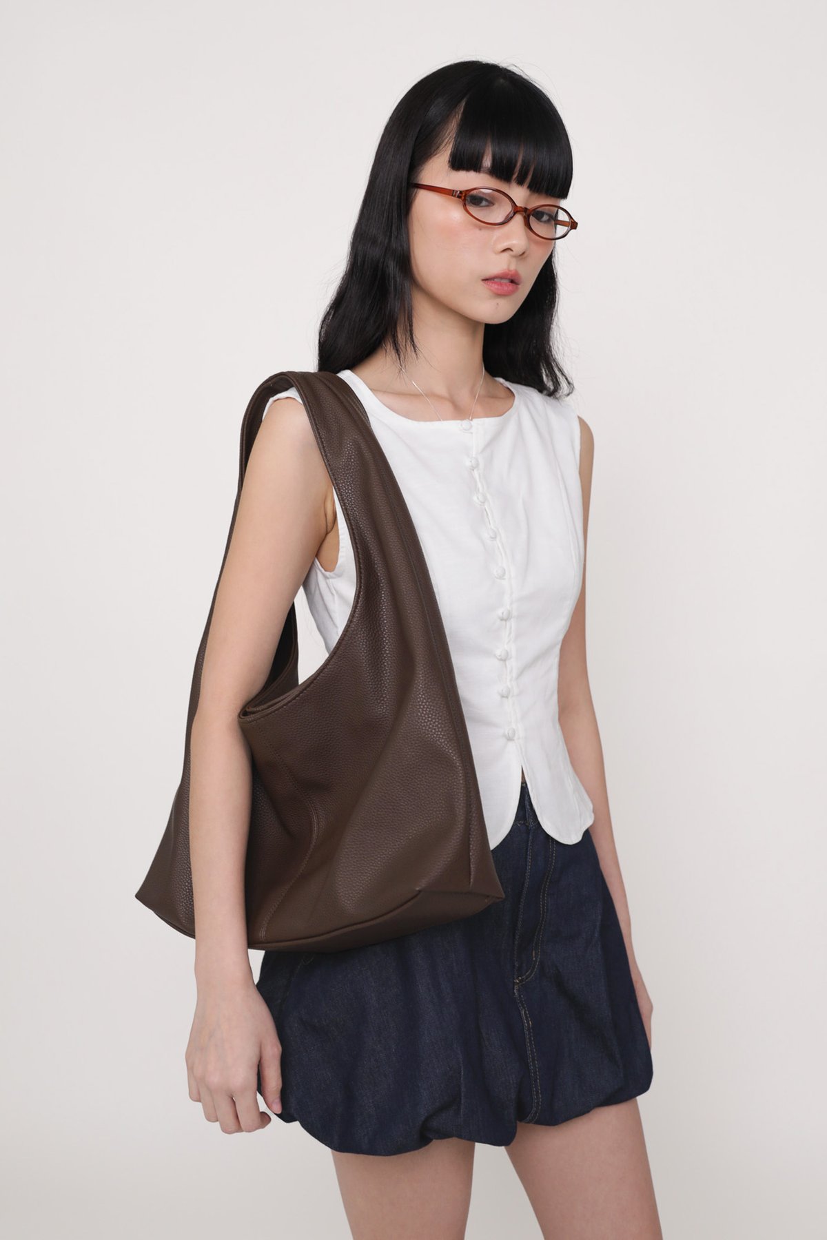 Bella Large Hobo Bag (Dark Espresso)