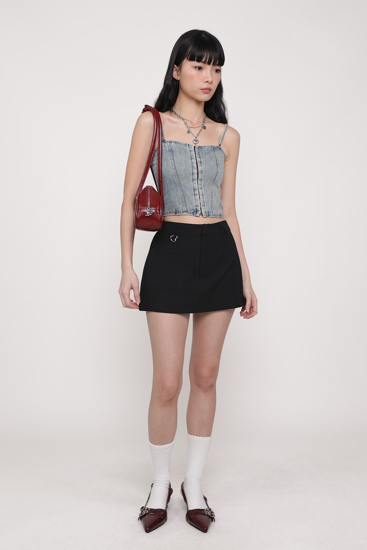 Carla Pocket Skorts (Black)