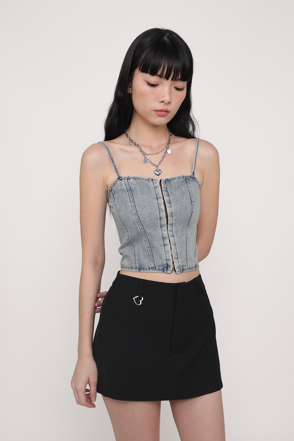 Carla Pocket Skorts (Black)